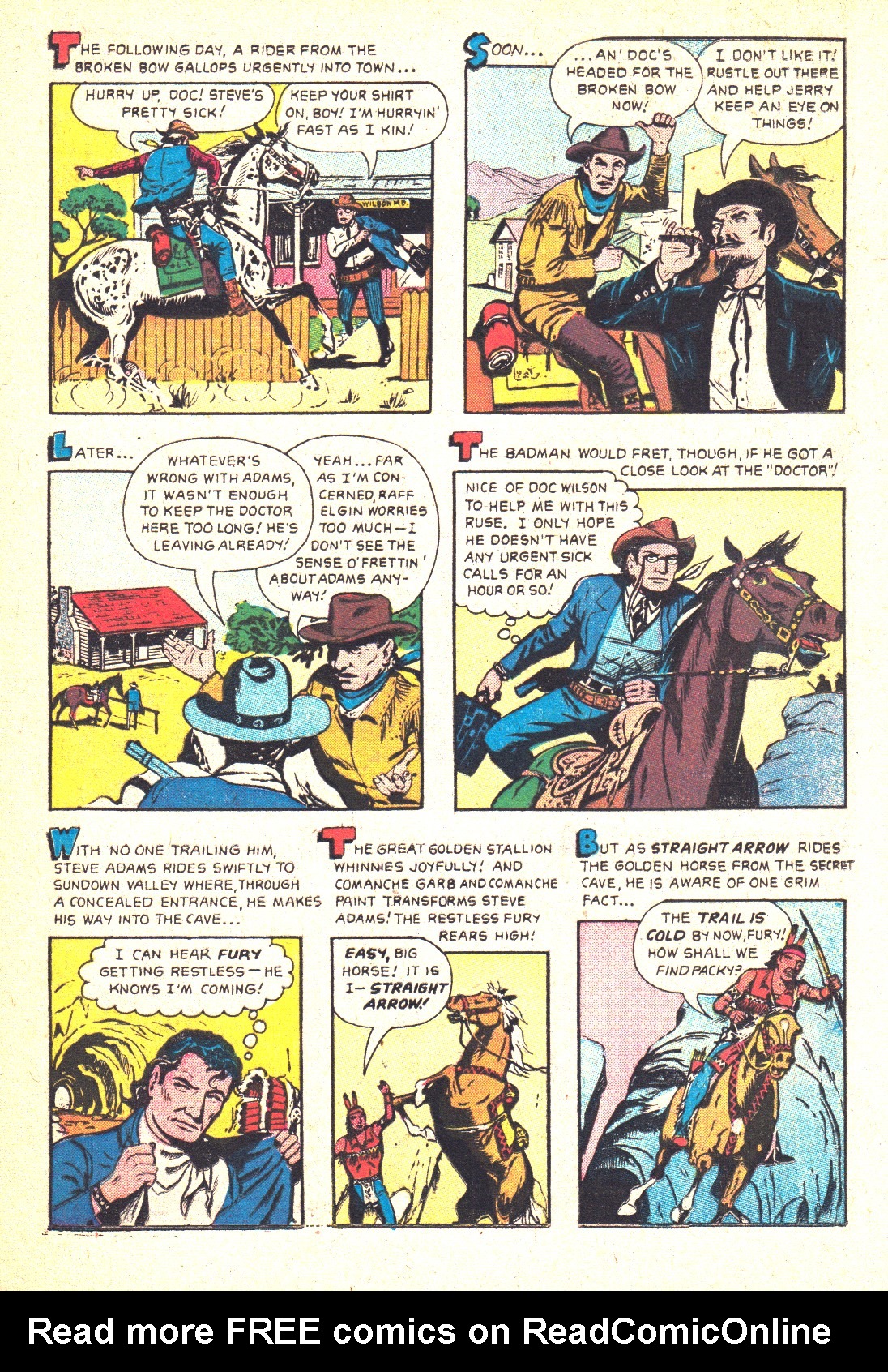 Read online Straight Arrow comic -  Issue #55 - 13