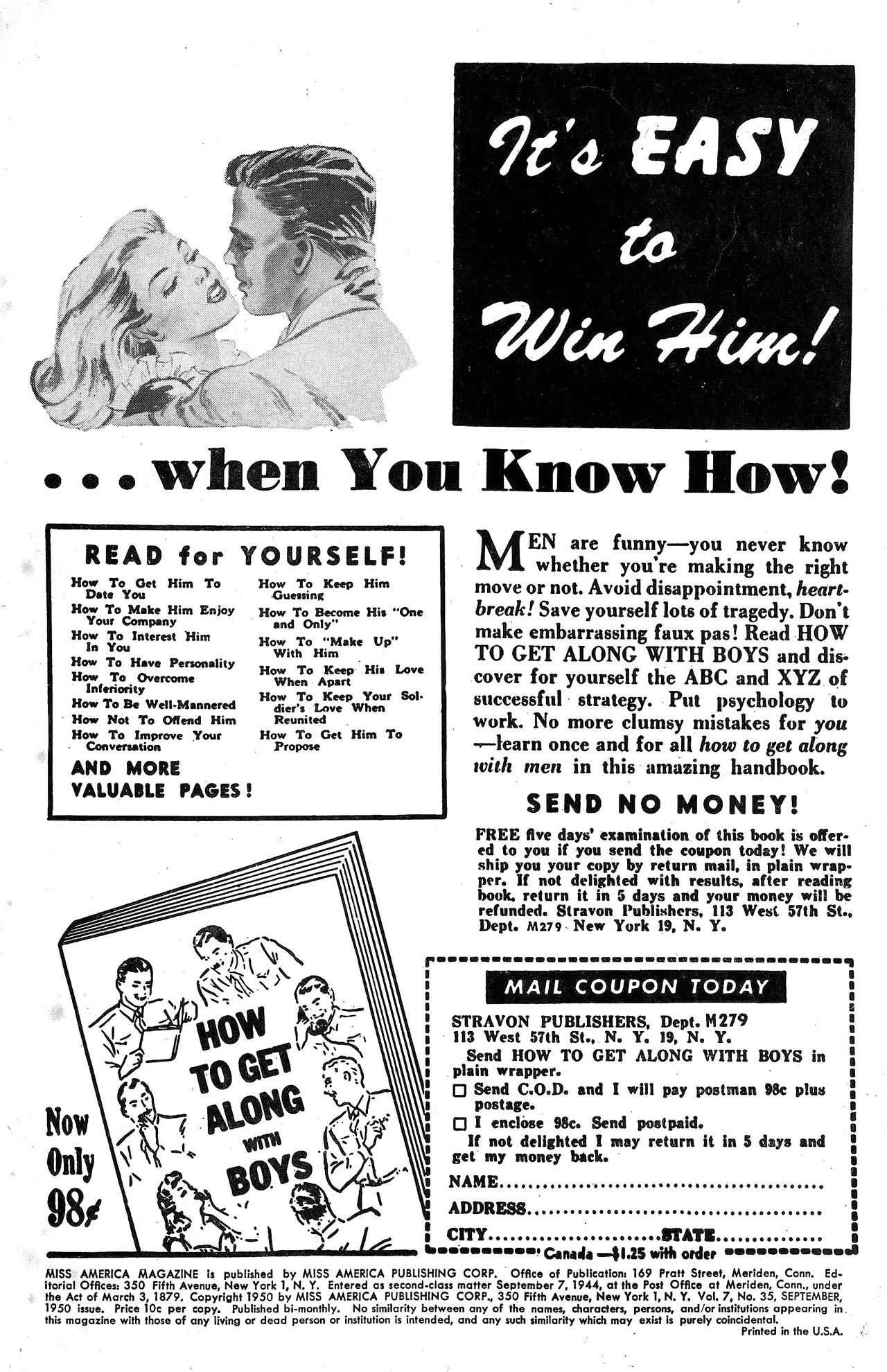 Read online Miss America comic -  Issue #35 - 2