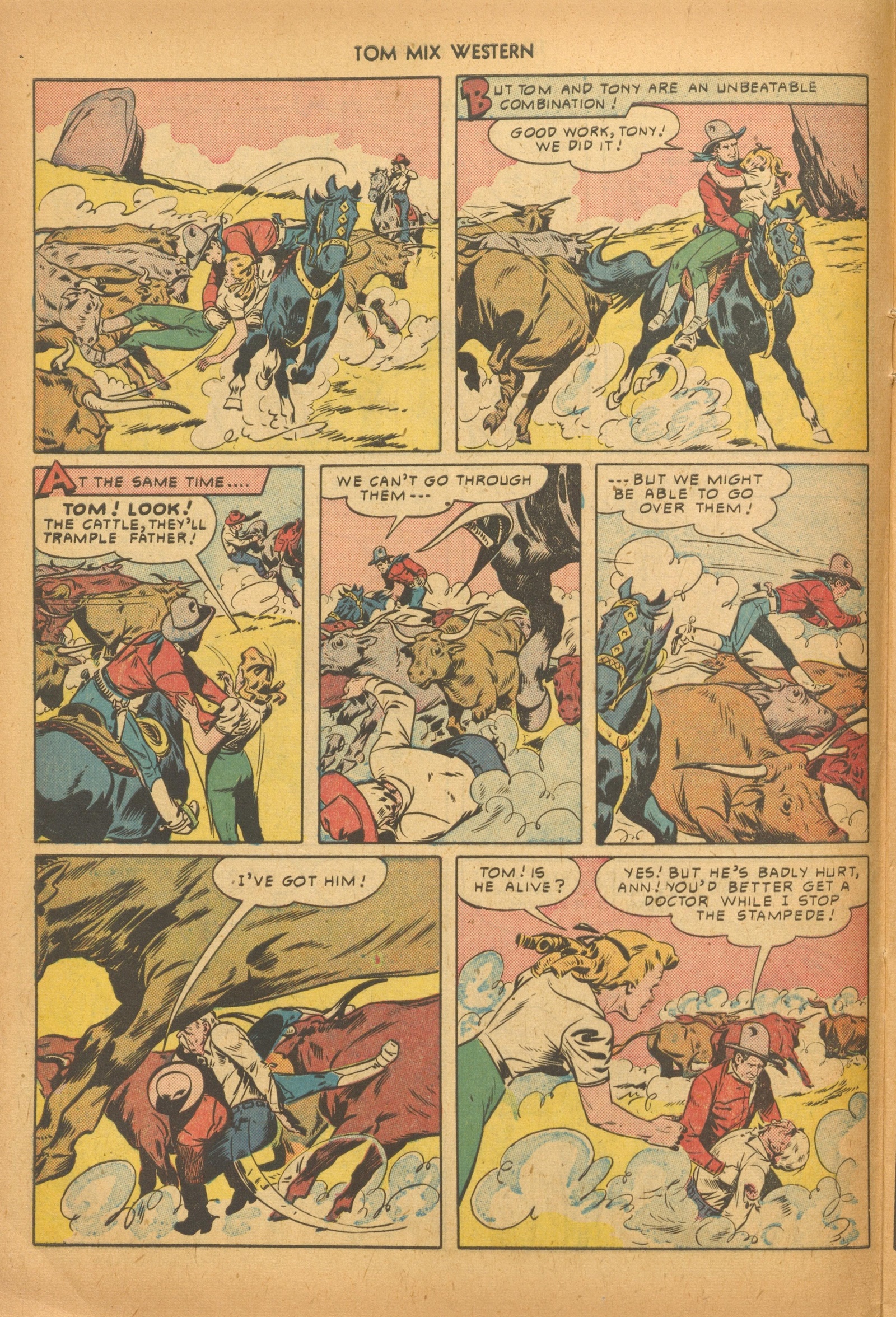 Read online Tom Mix Western (1948) comic -  Issue #33 - 20