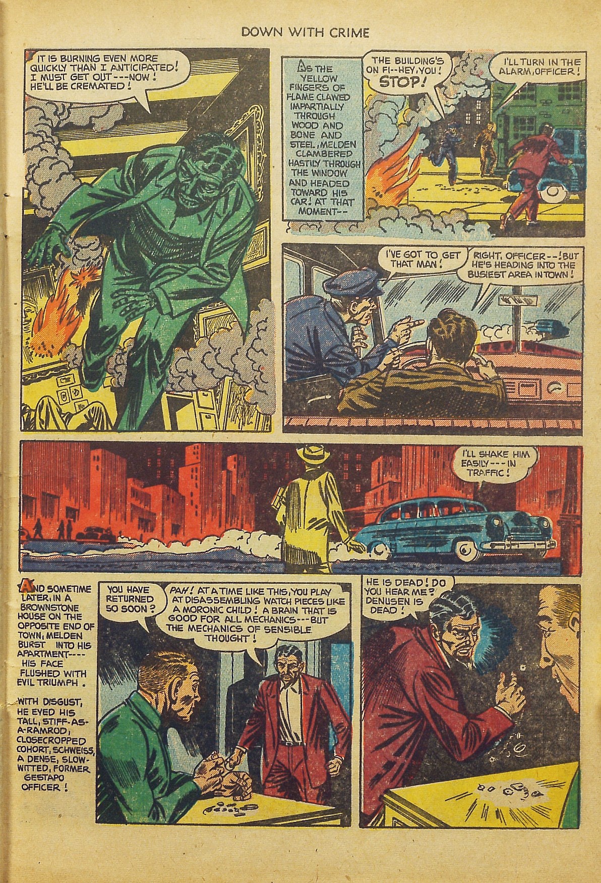 Read online Down With Crime comic -  Issue #4 - 5