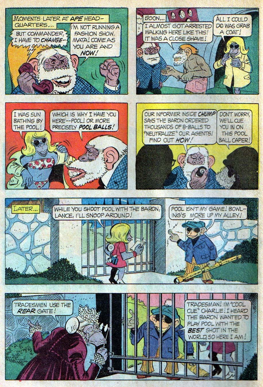 Read online Lancelot Link Secret Chimp comic -  Issue #5 - 8