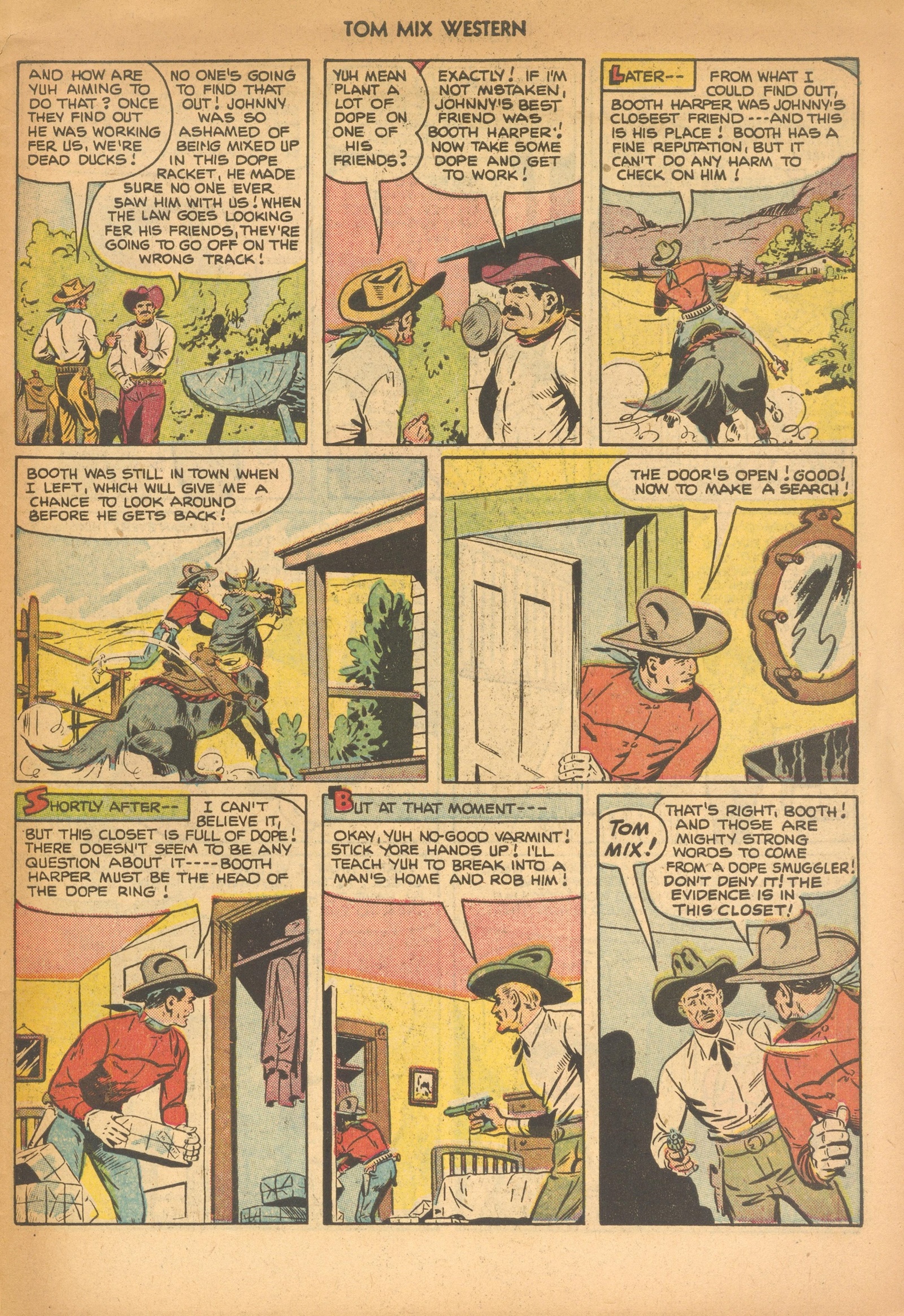 Read online Tom Mix Western (1948) comic -  Issue #57 - 31