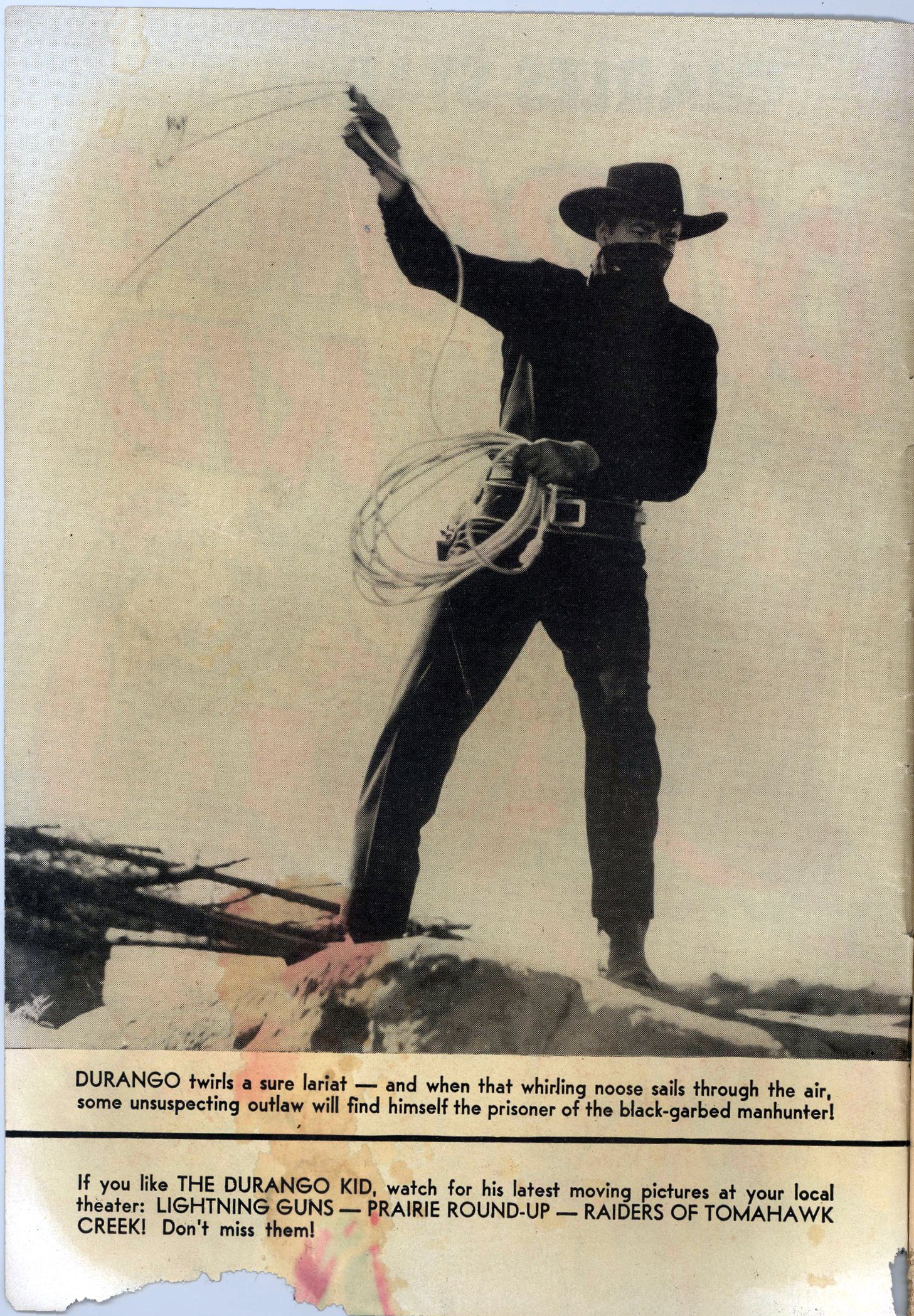 Read online Charles Starrett as The Durango Kid comic -  Issue #9 - 2