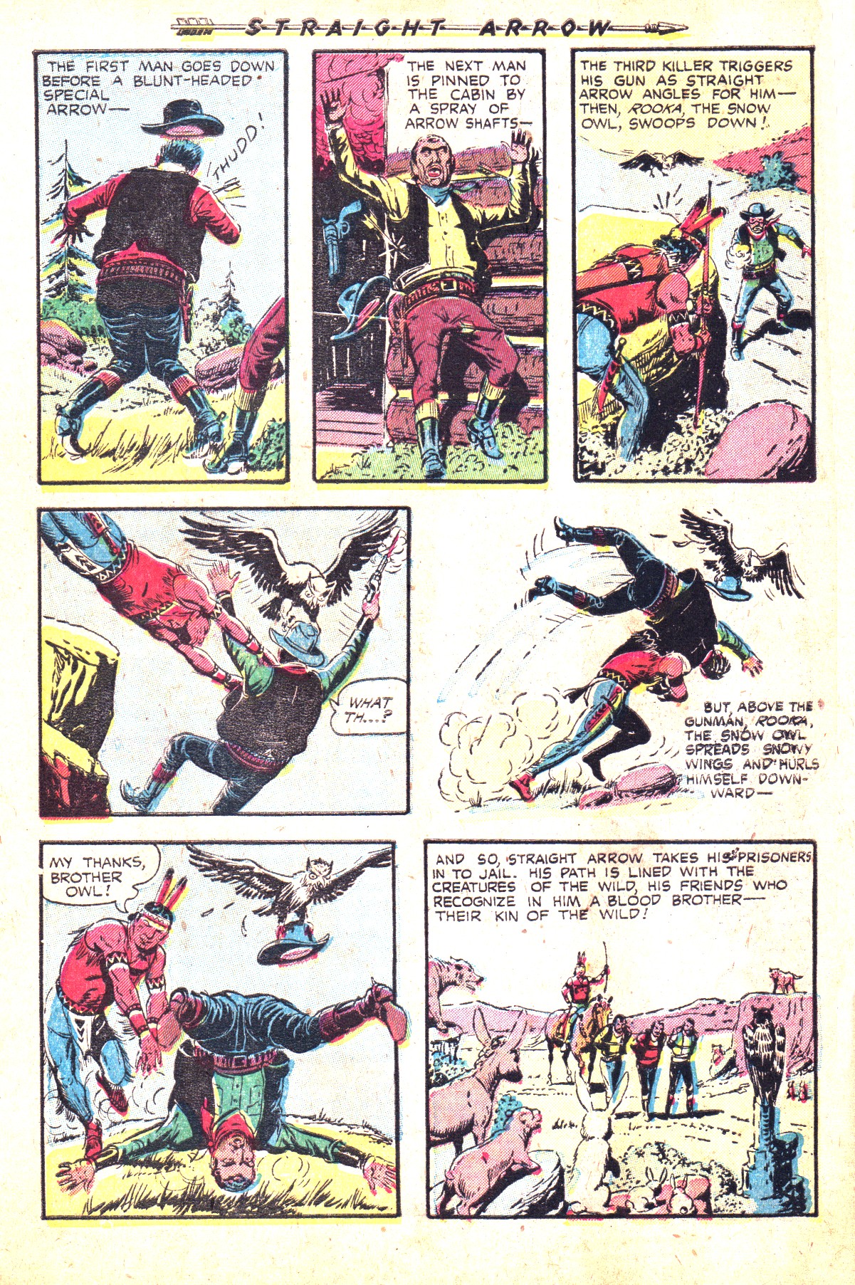 Read online Straight Arrow comic -  Issue #33 - 10