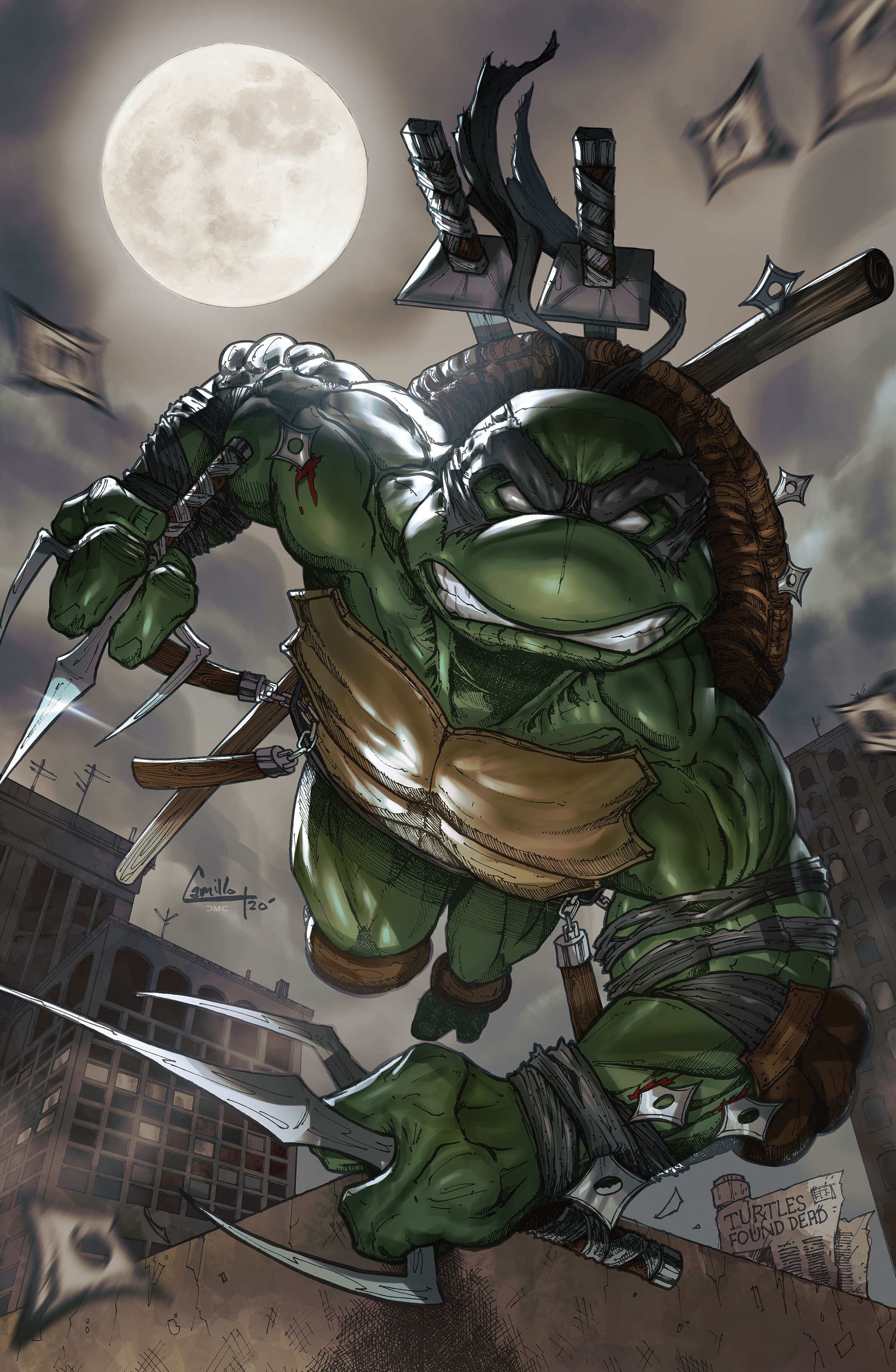 Read online Teenage Mutant Ninja Turtles: The Last Ronin - The Covers comic -  Issue # TPB (Part 1) - 52