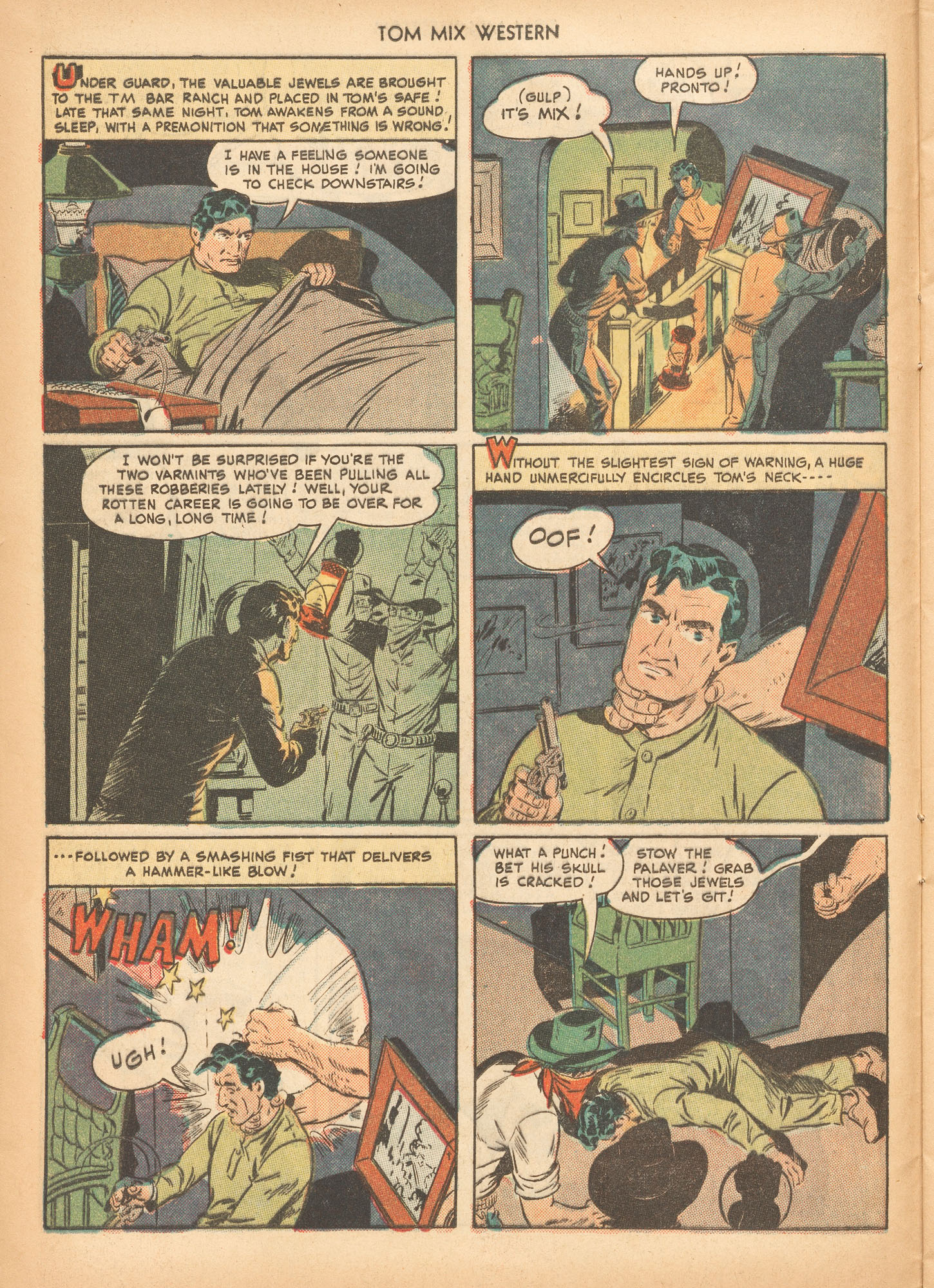 Read online Tom Mix Western (1948) comic -  Issue #23 - 16