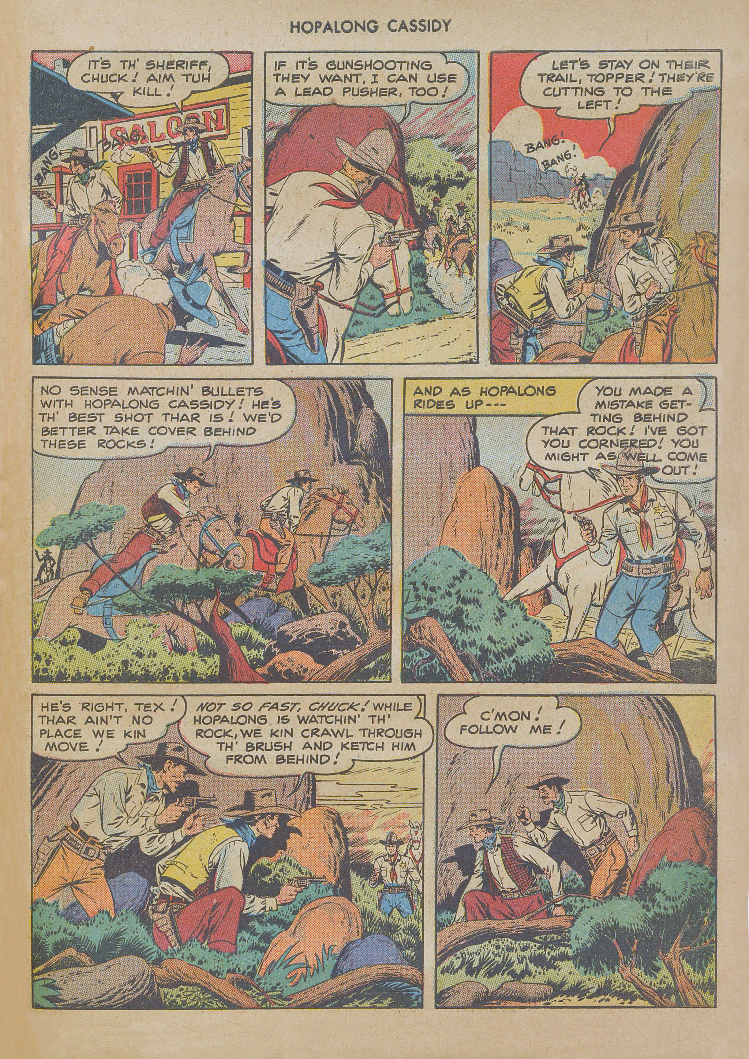 Read online Hopalong Cassidy comic -  Issue #25 - 43