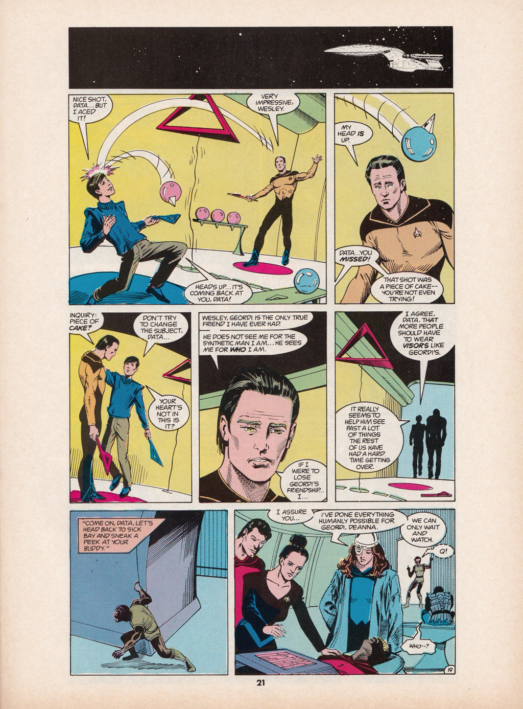 Read online Star Trek The Next Generation (1990) comic -  Issue #6 - 21