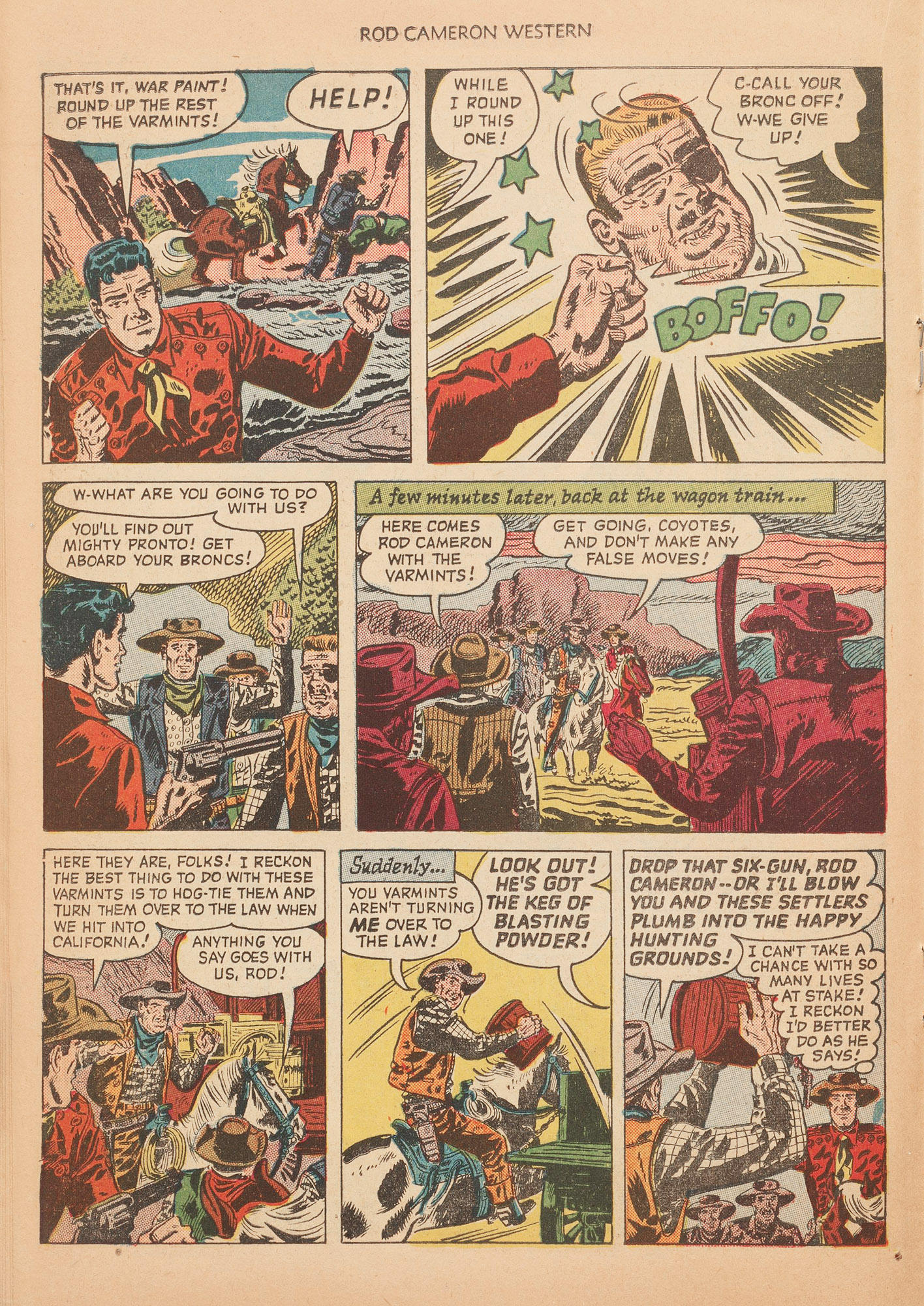 Read online Rod Cameron Western comic -  Issue #7 - 18