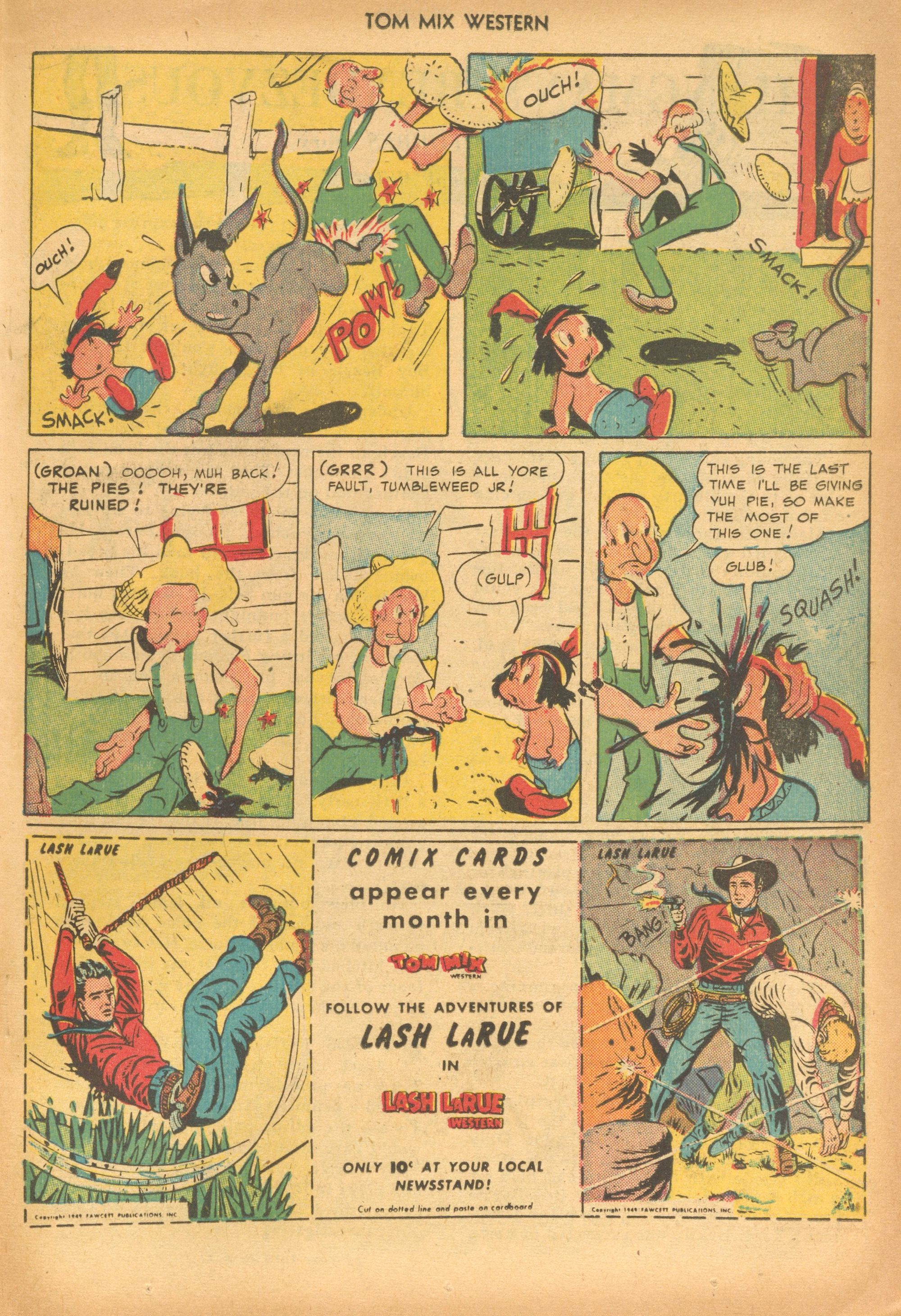 Read online Tom Mix Western (1948) comic -  Issue #20 - 27