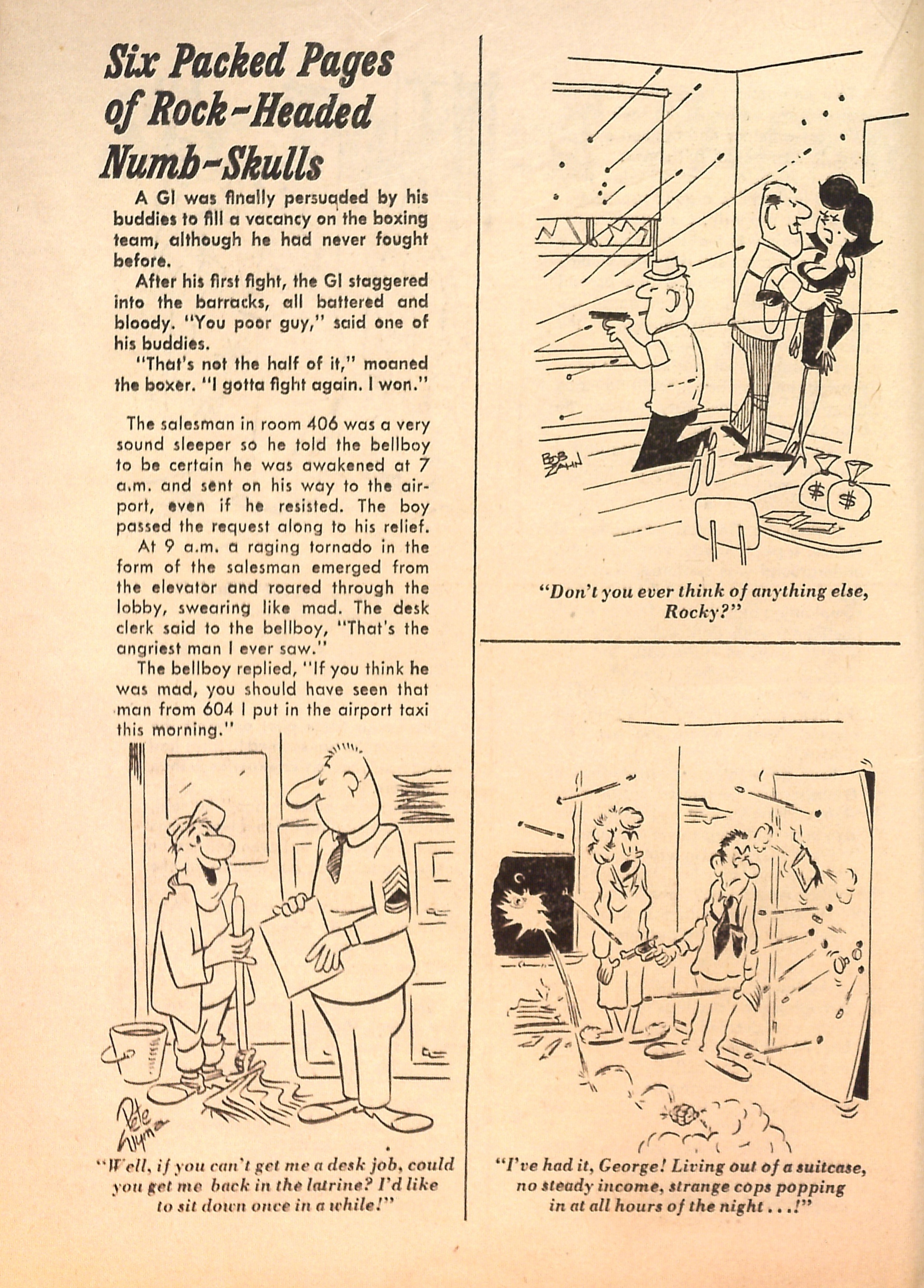 Read online Cartoons and Gags comic -  Issue #26 - 22