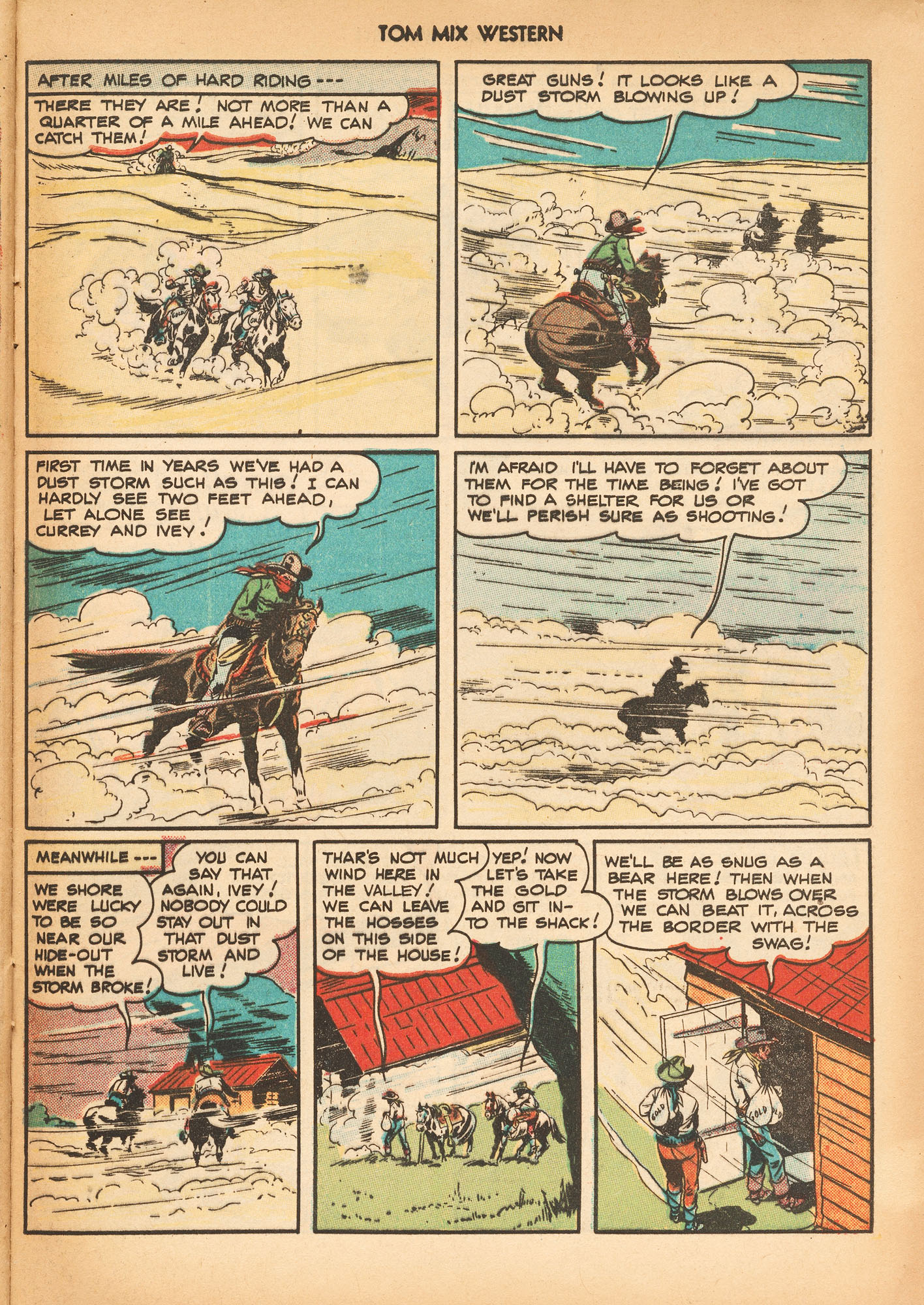 Read online Tom Mix Western (1948) comic -  Issue #15 - 45