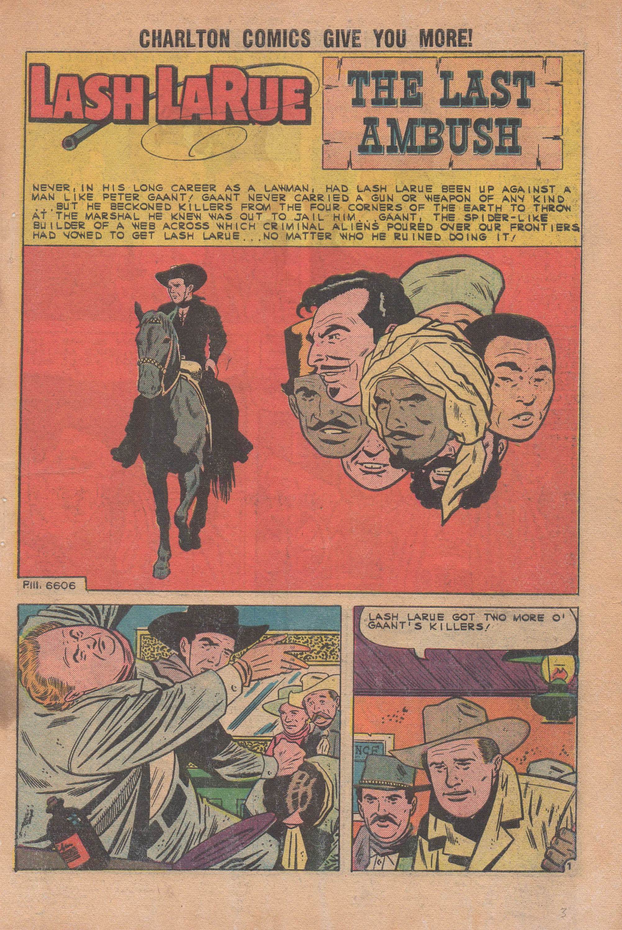 Read online Lash Larue Western (1949) comic -  Issue #82 - 3