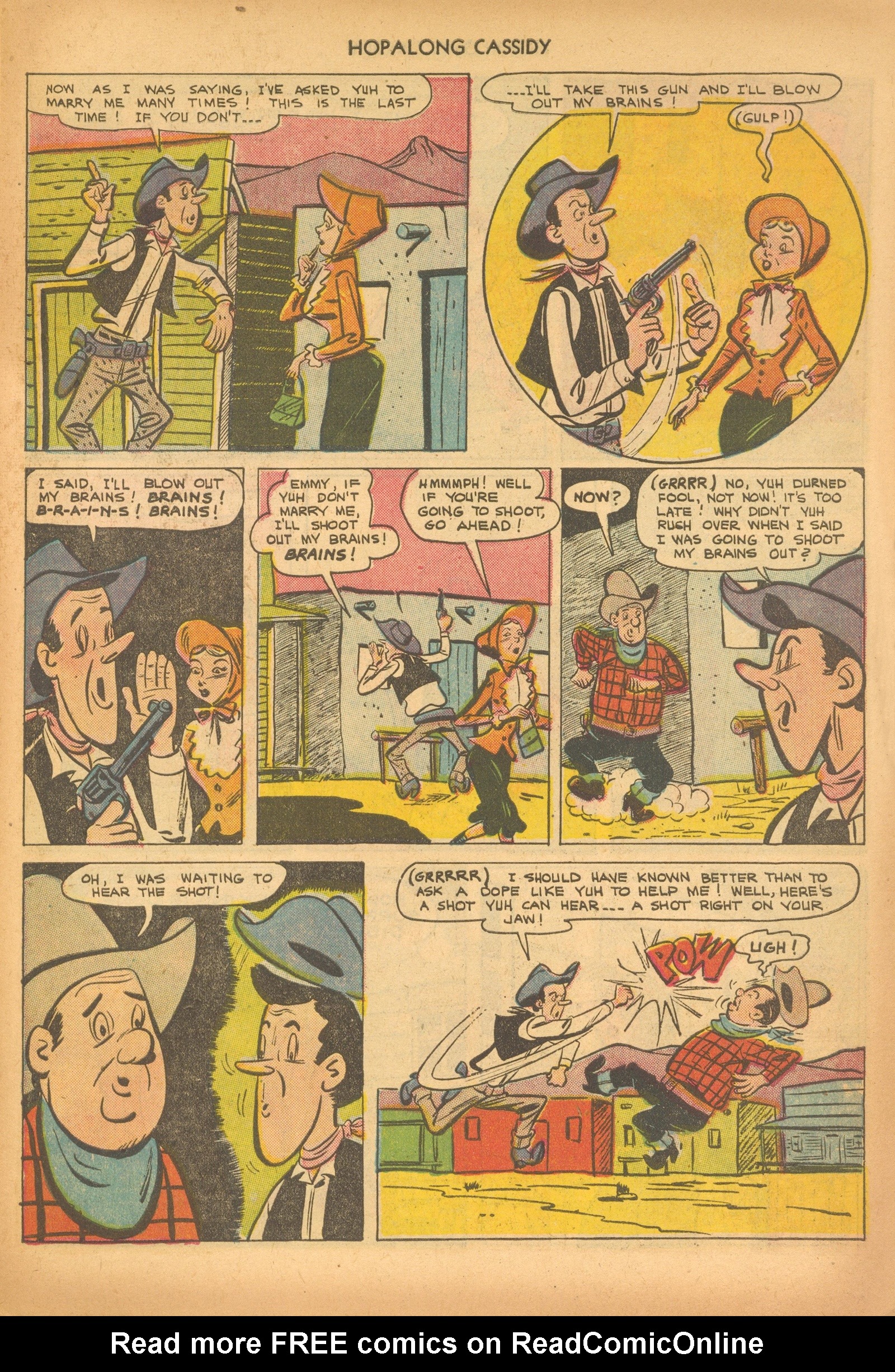 Read online Hopalong Cassidy comic -  Issue #68 - 27