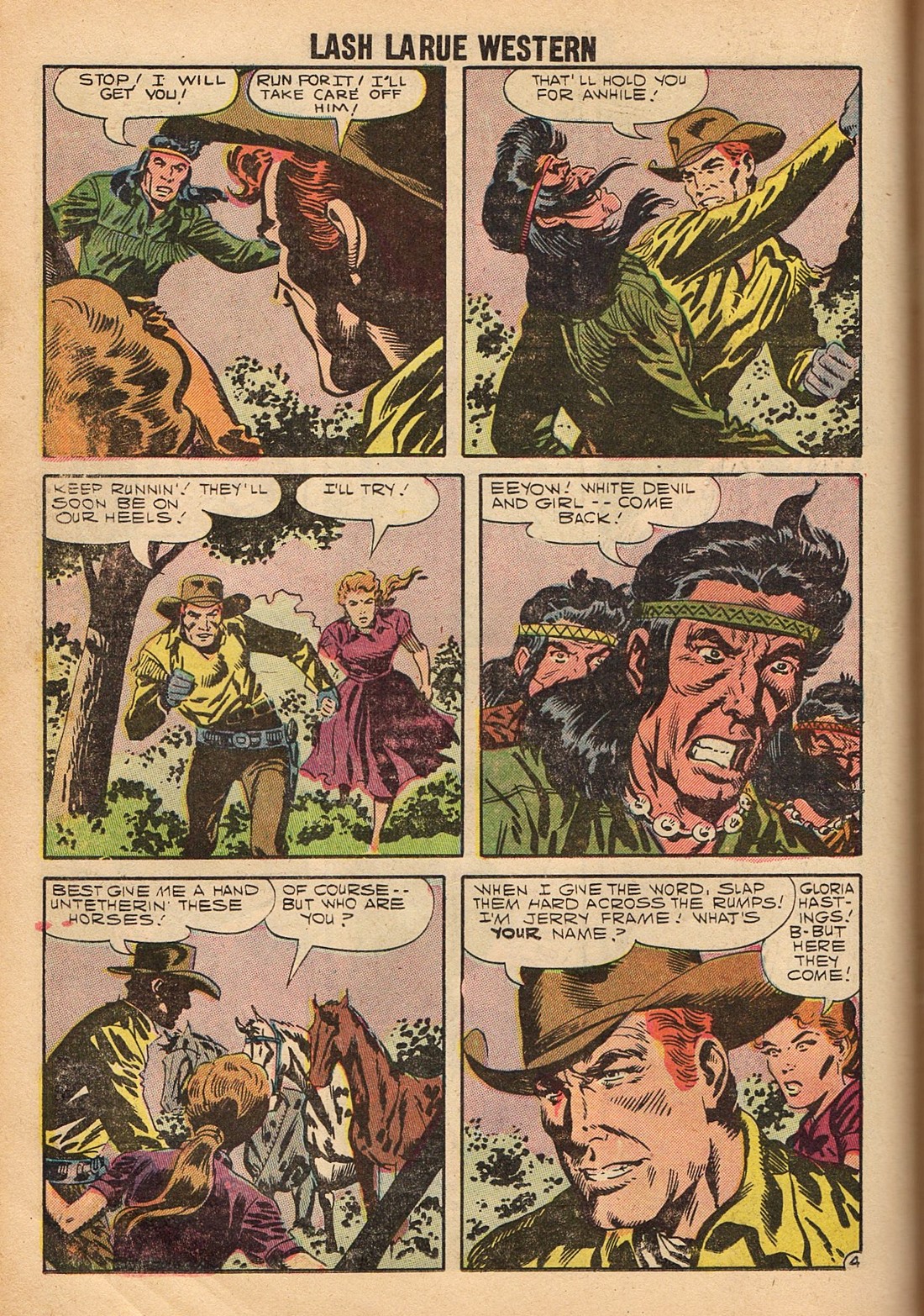 Read online Lash Larue Western (1949) comic -  Issue #67 - 32