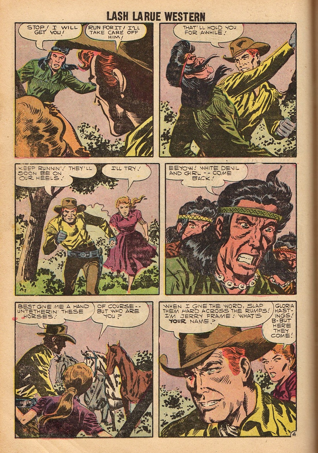 Read online Lash Larue Western (1949) comic -  Issue #67 - 32