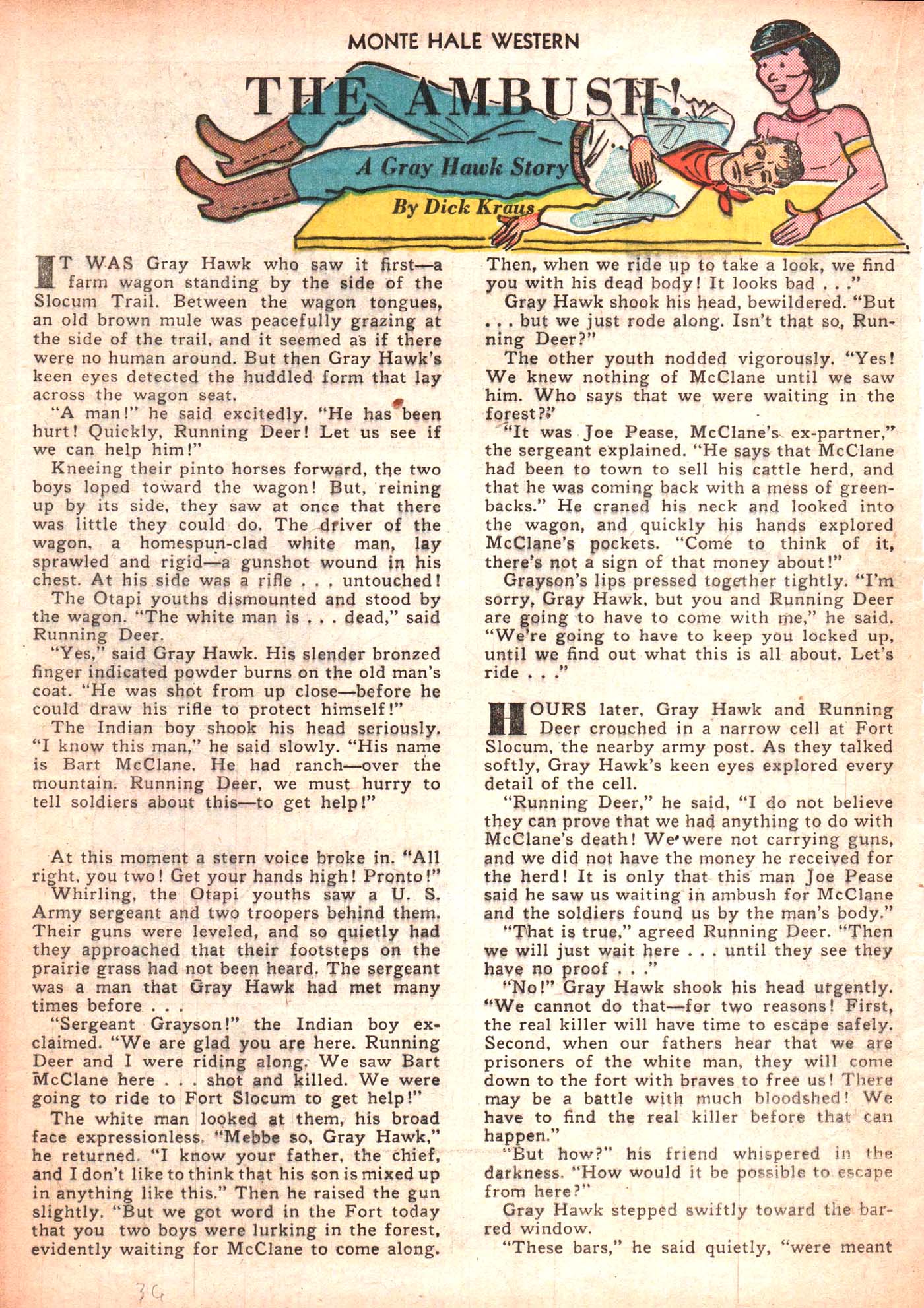 Read online Monte Hale Western comic -  Issue #50 - 36