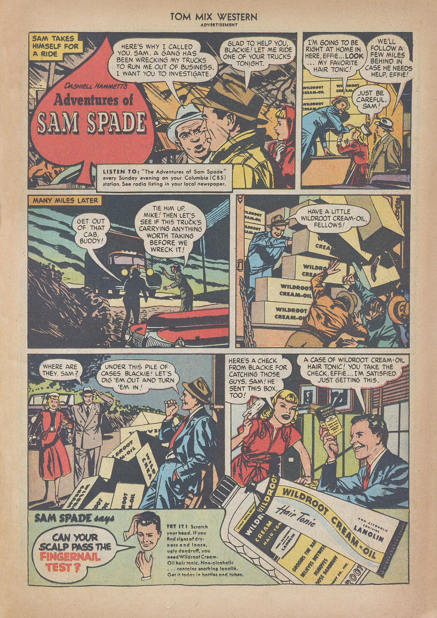 Read online Tom Mix Western (1948) comic -  Issue #12 - 23