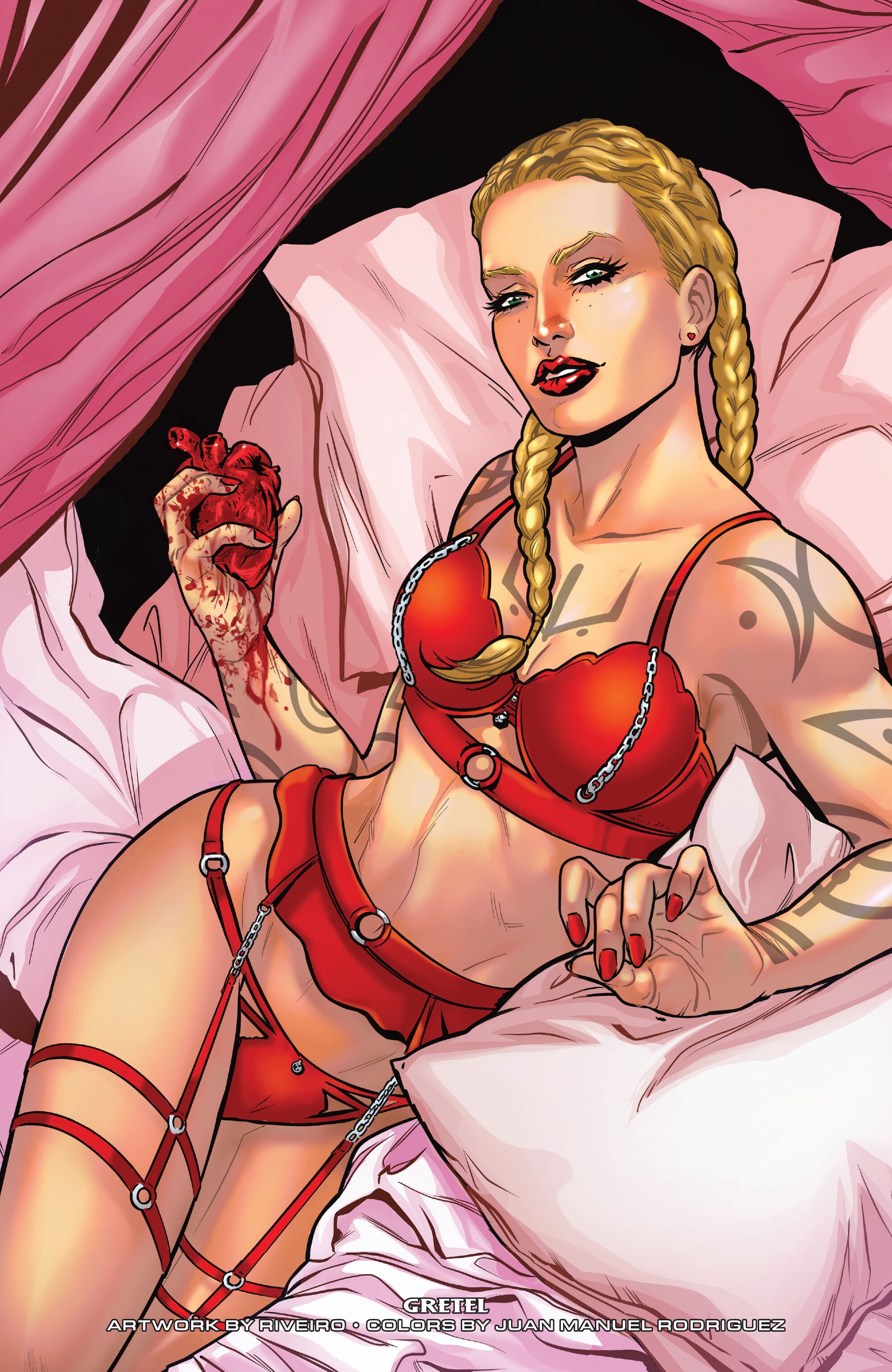 Read online Grimm Fairy Tales 2024 Valentine's Day Lingerie Pinup Special comic -  Issue # Full - 15