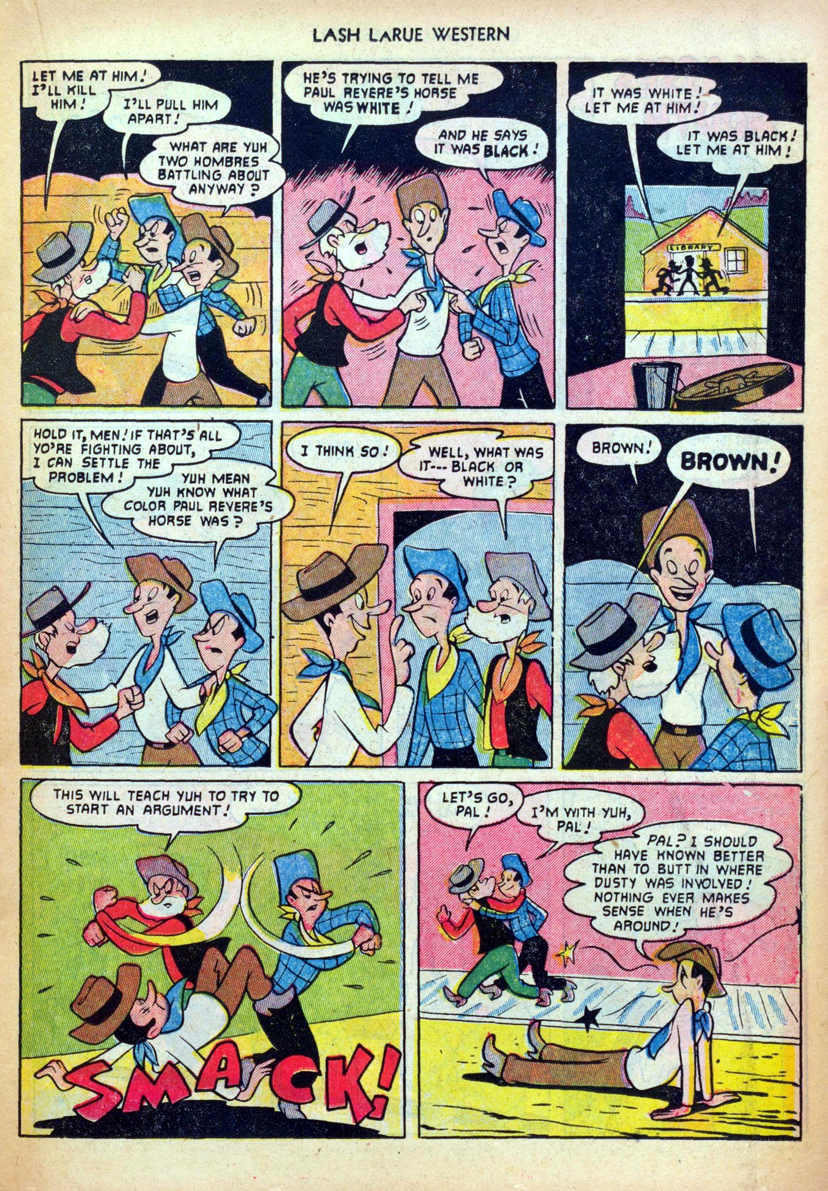 Read online Lash Larue Western (1949) comic -  Issue #28 - 15