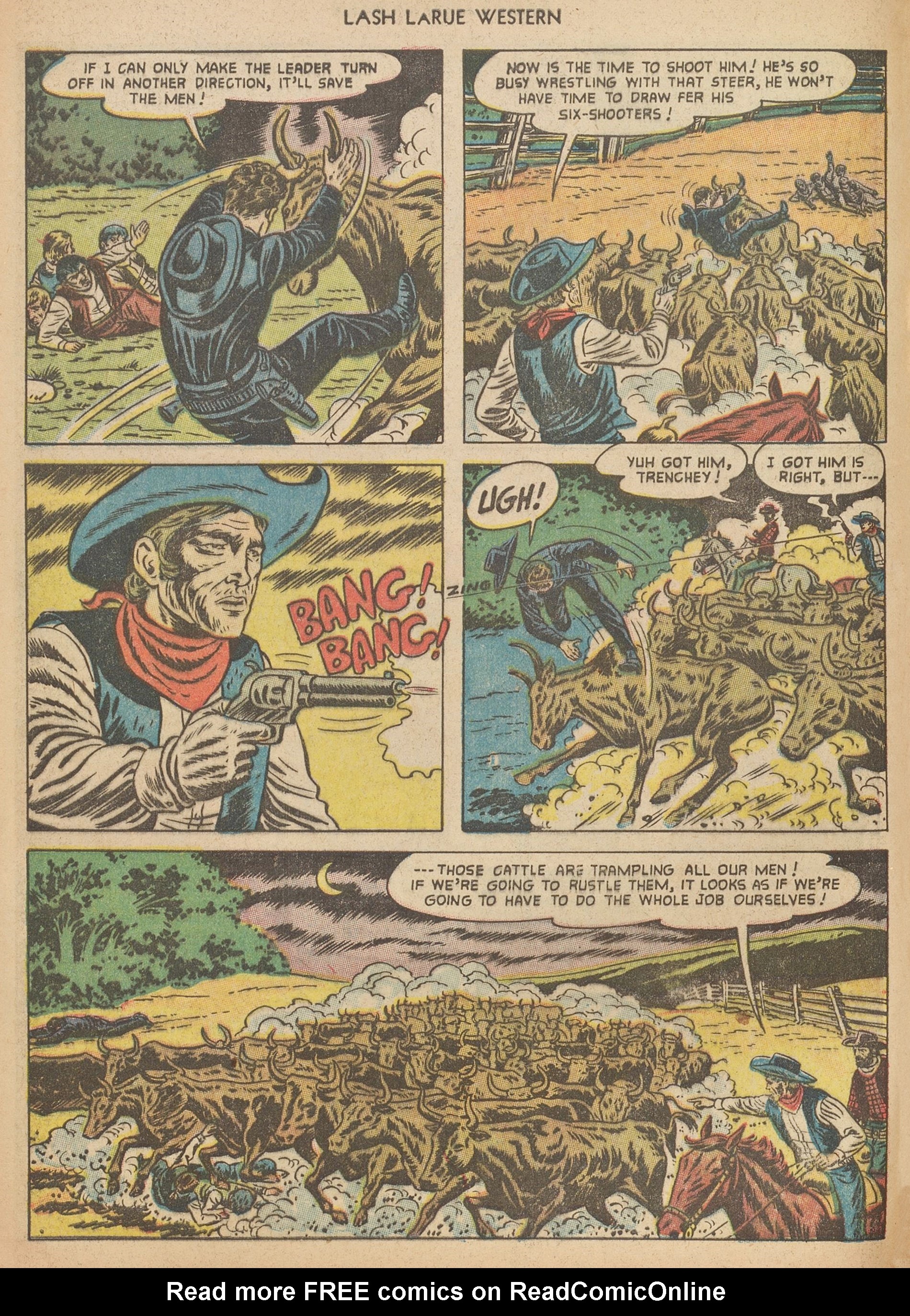 Read online Lash Larue Western (1949) comic -  Issue #40 - 8