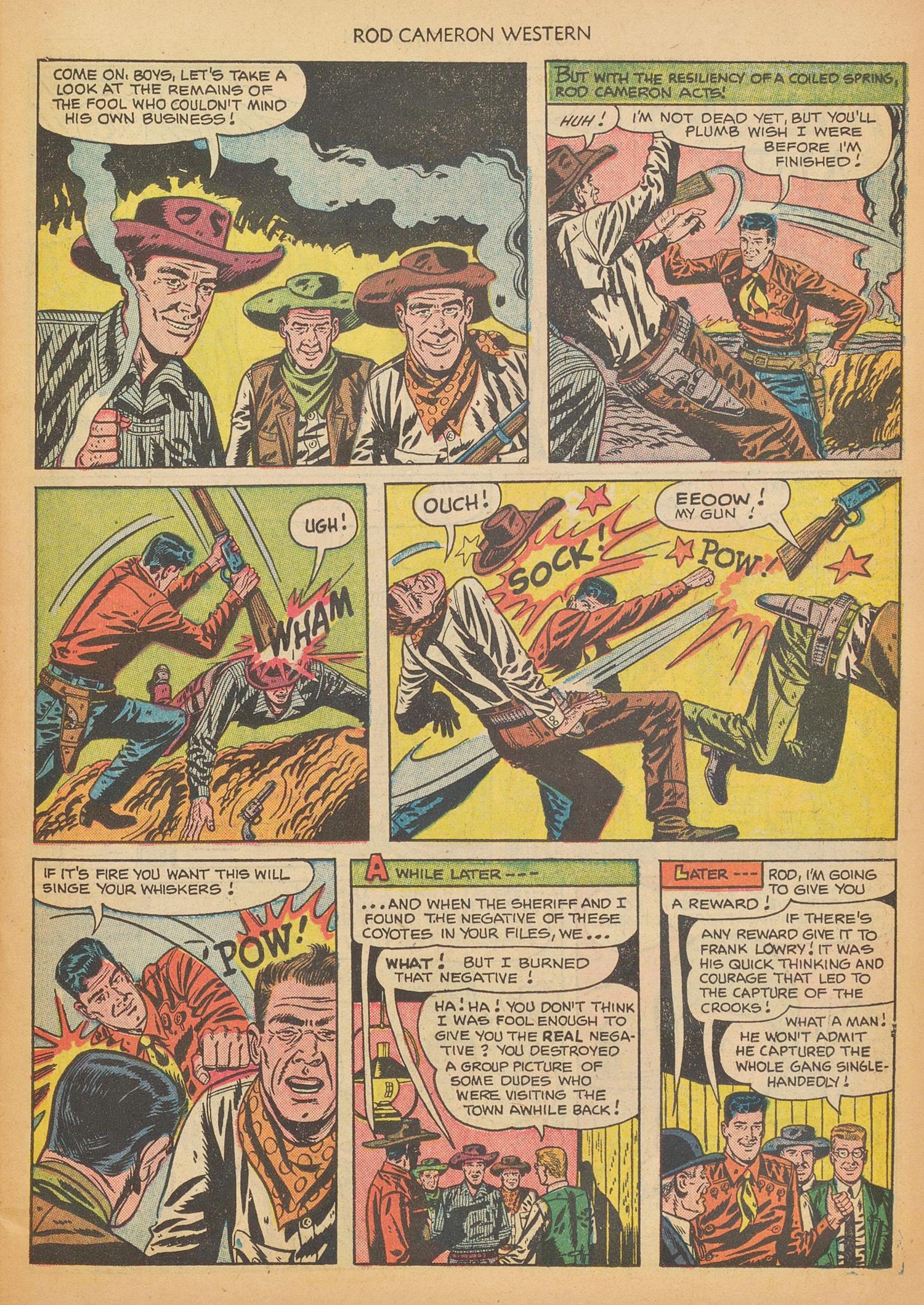 Read online Rod Cameron Western comic -  Issue #16 - 11