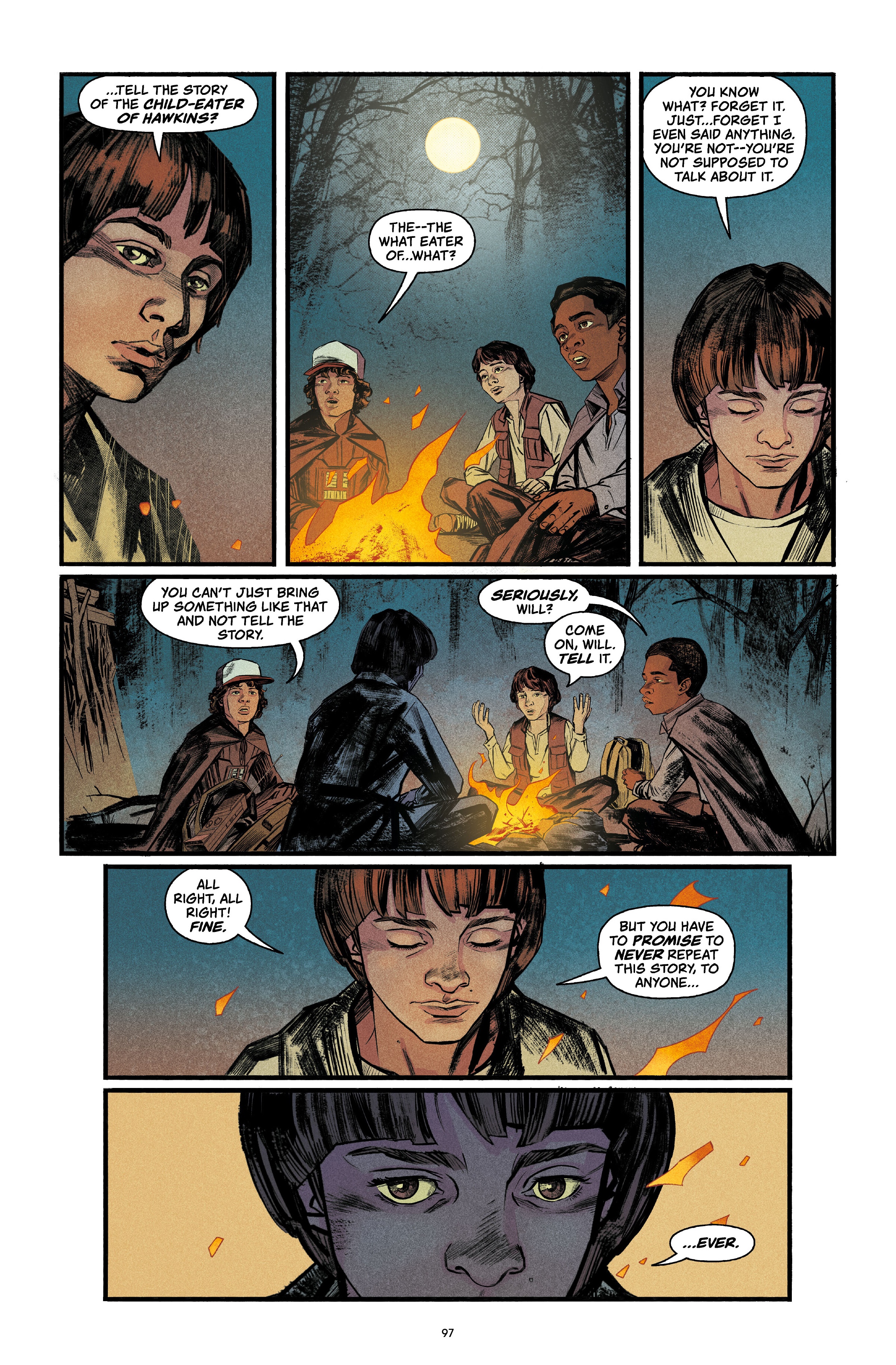 Read online Stranger Things Library Edition comic -  Issue # TPB 3 (Part 1) - 97