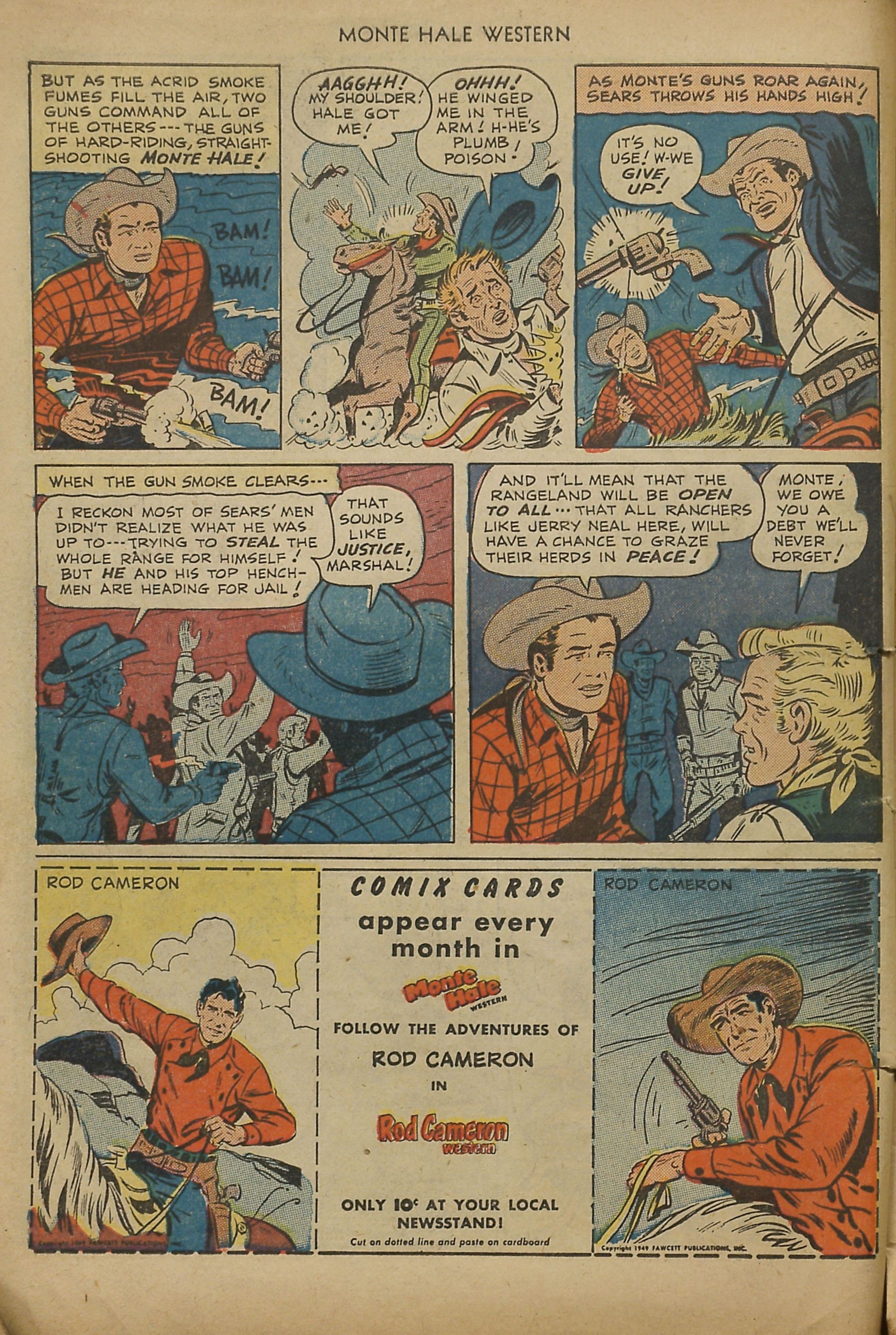 Read online Monte Hale Western comic -  Issue #45 - 11