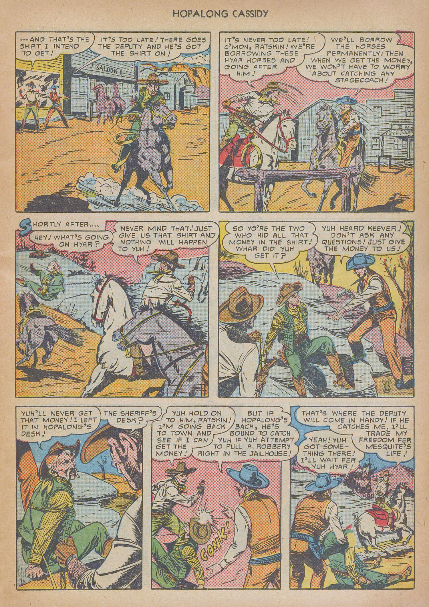 Read online Hopalong Cassidy comic -  Issue #51 - 23