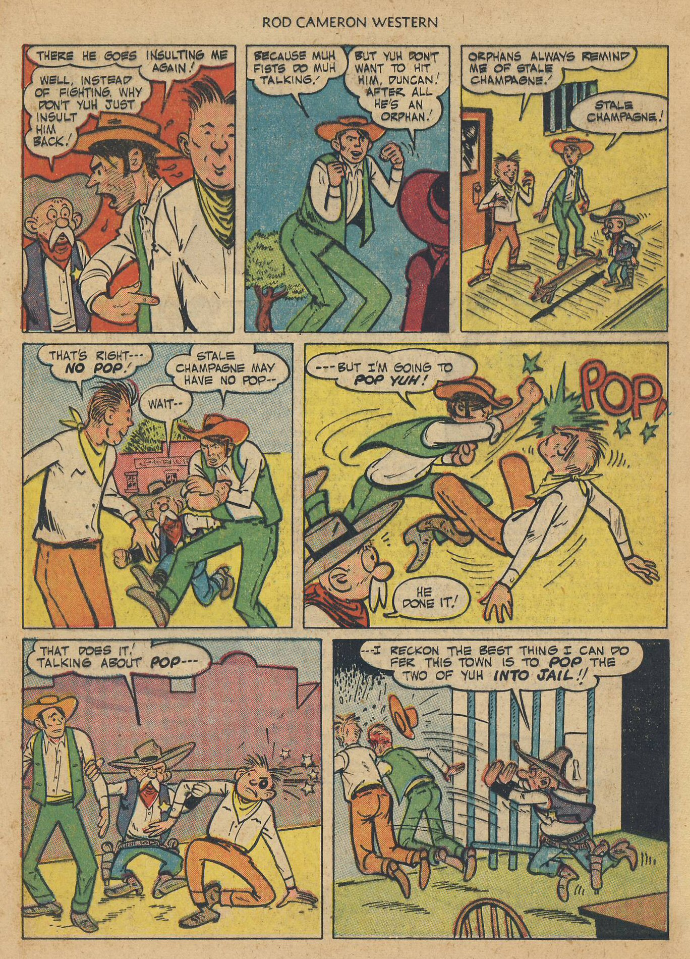 Read online Rod Cameron Western comic -  Issue #11 - 21