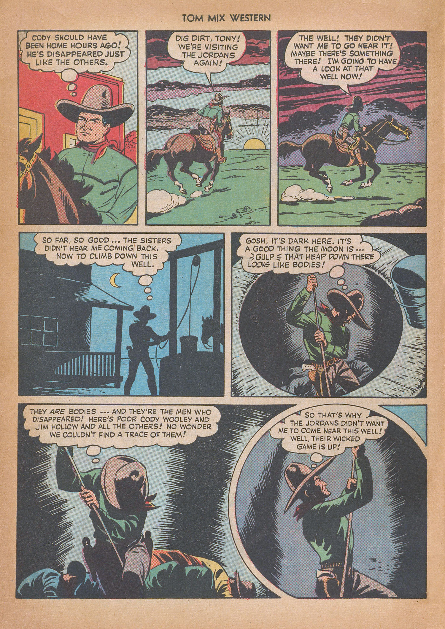 Read online Tom Mix Western (1948) comic -  Issue #14 - 20