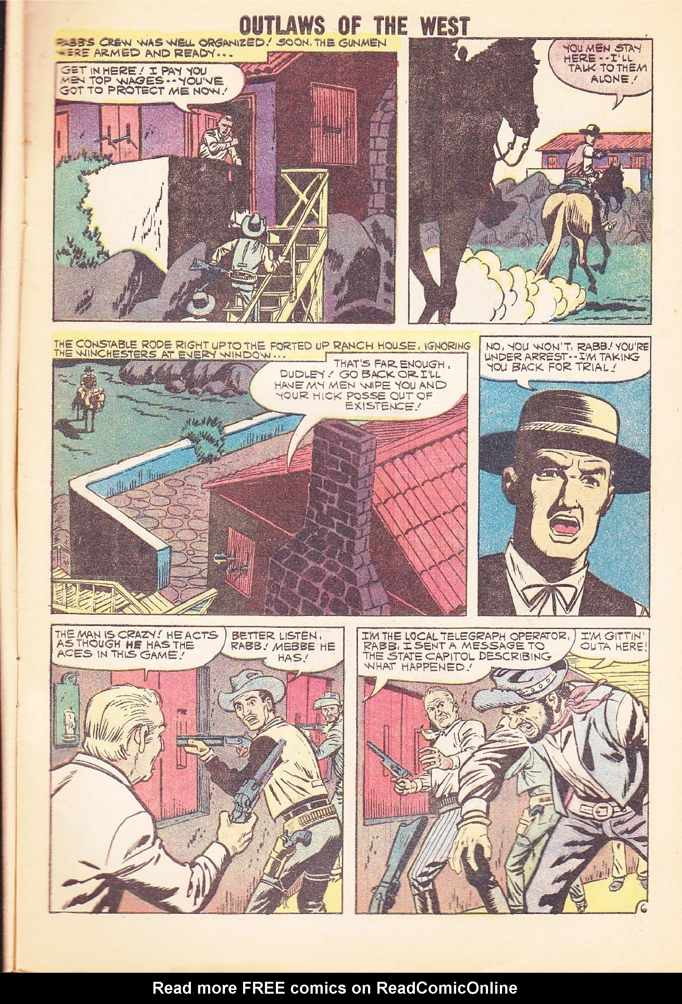 Read online Outlaws of the West comic -  Issue #20 - 10