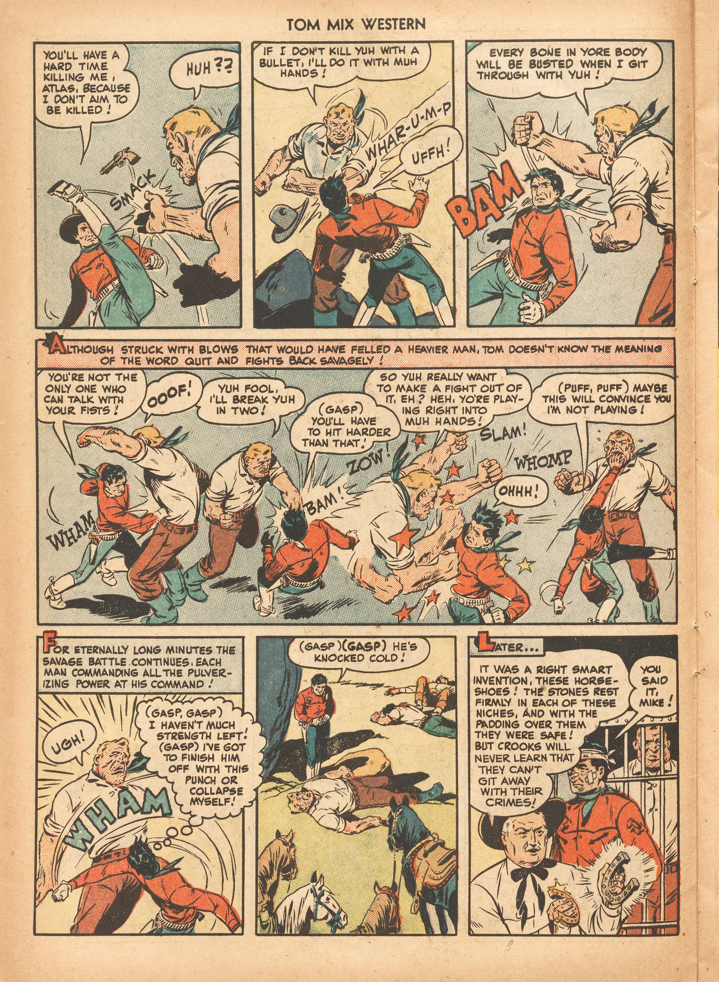 Read online Tom Mix Western (1948) comic -  Issue #23 - 20
