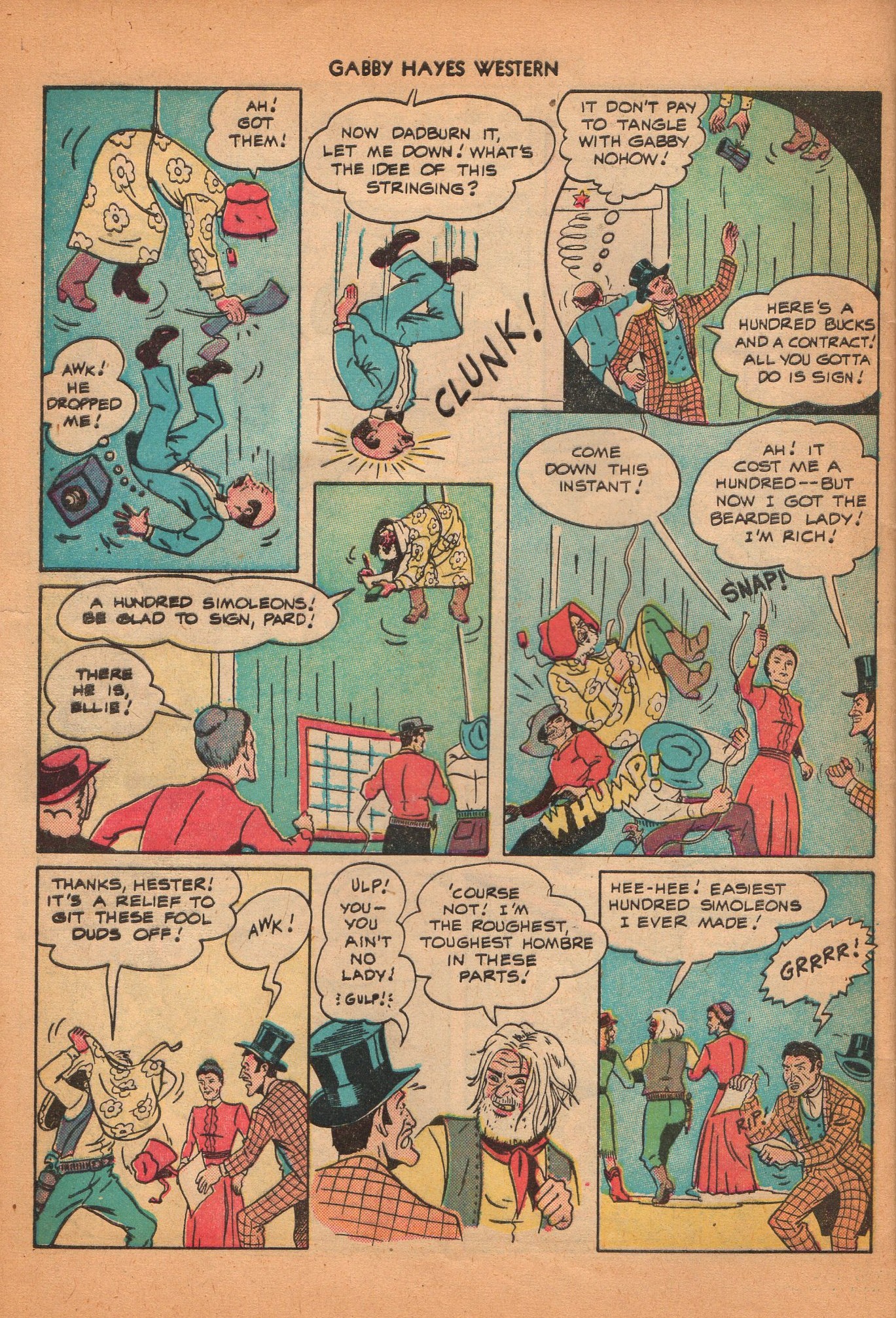 Read online Gabby Hayes Western comic -  Issue #7 - 28