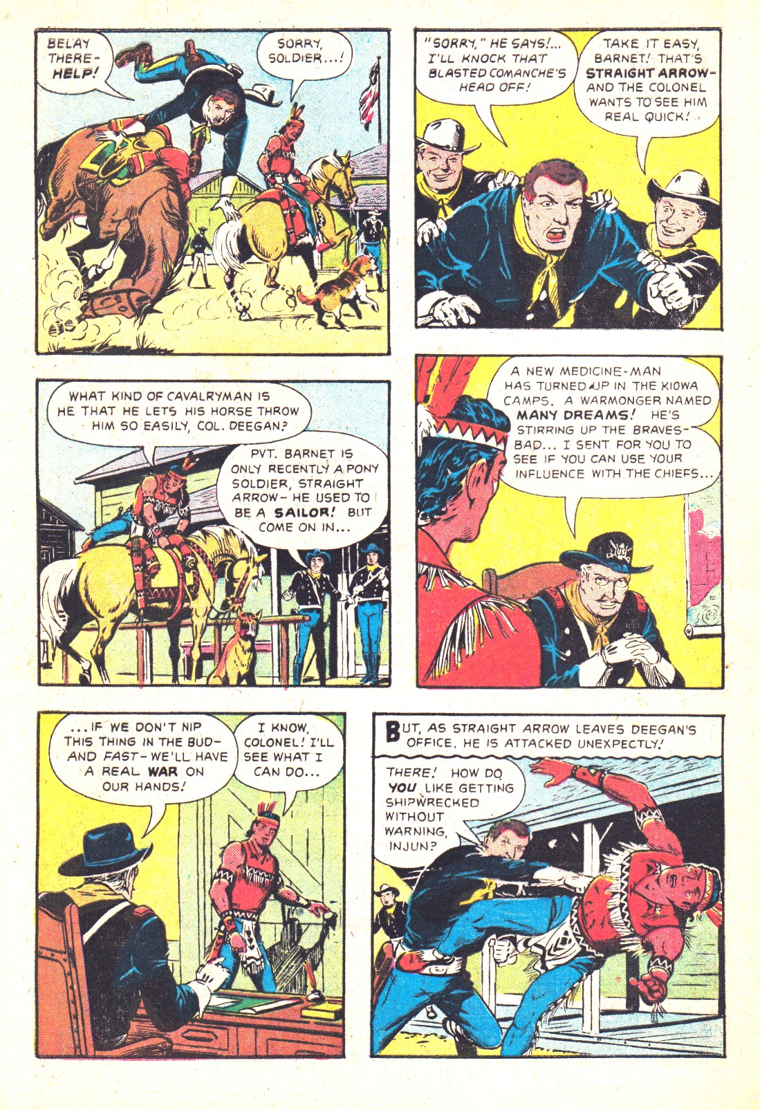 Read online Straight Arrow comic -  Issue #55 - 4