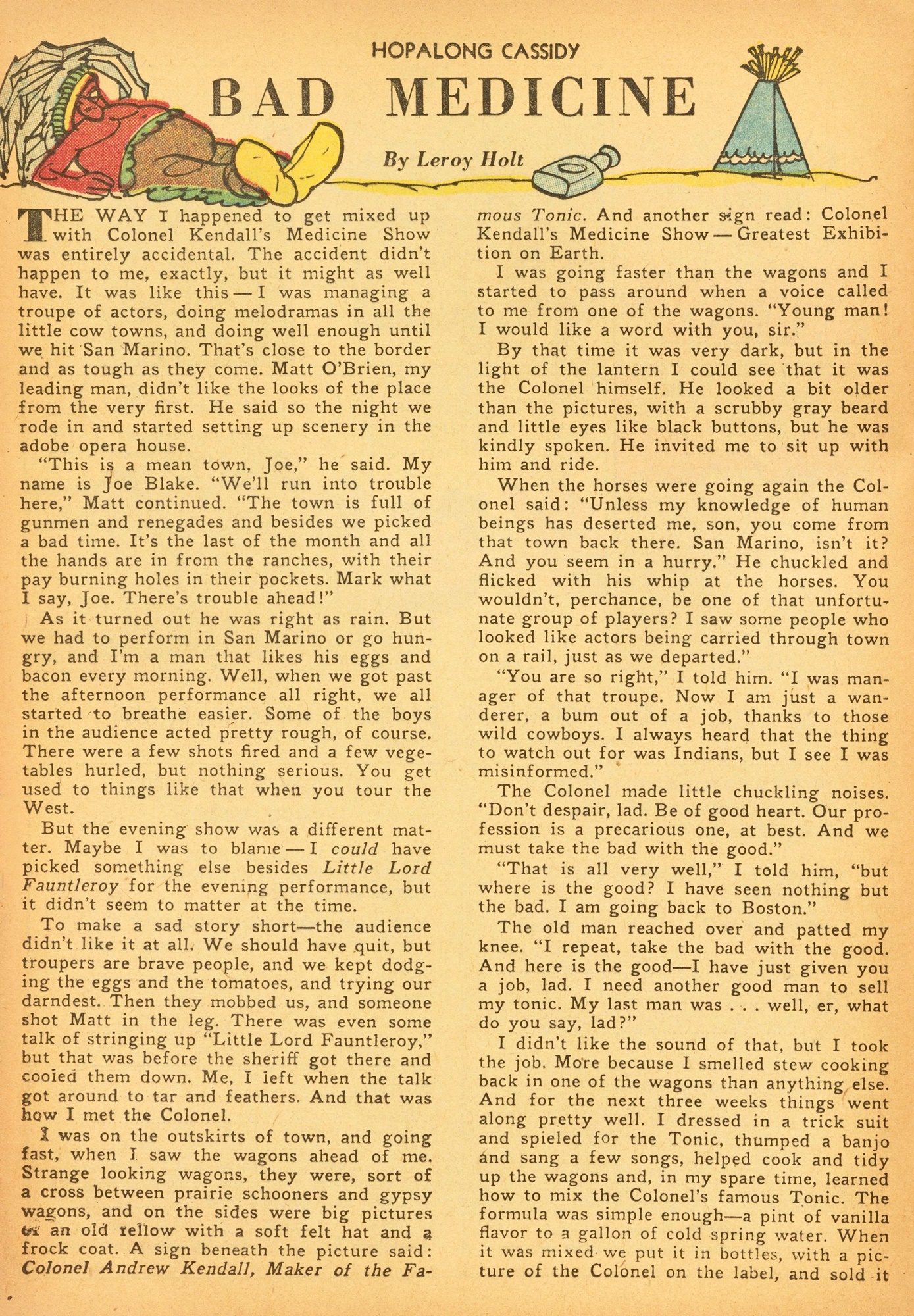 Read online Hopalong Cassidy comic -  Issue #54 - 36