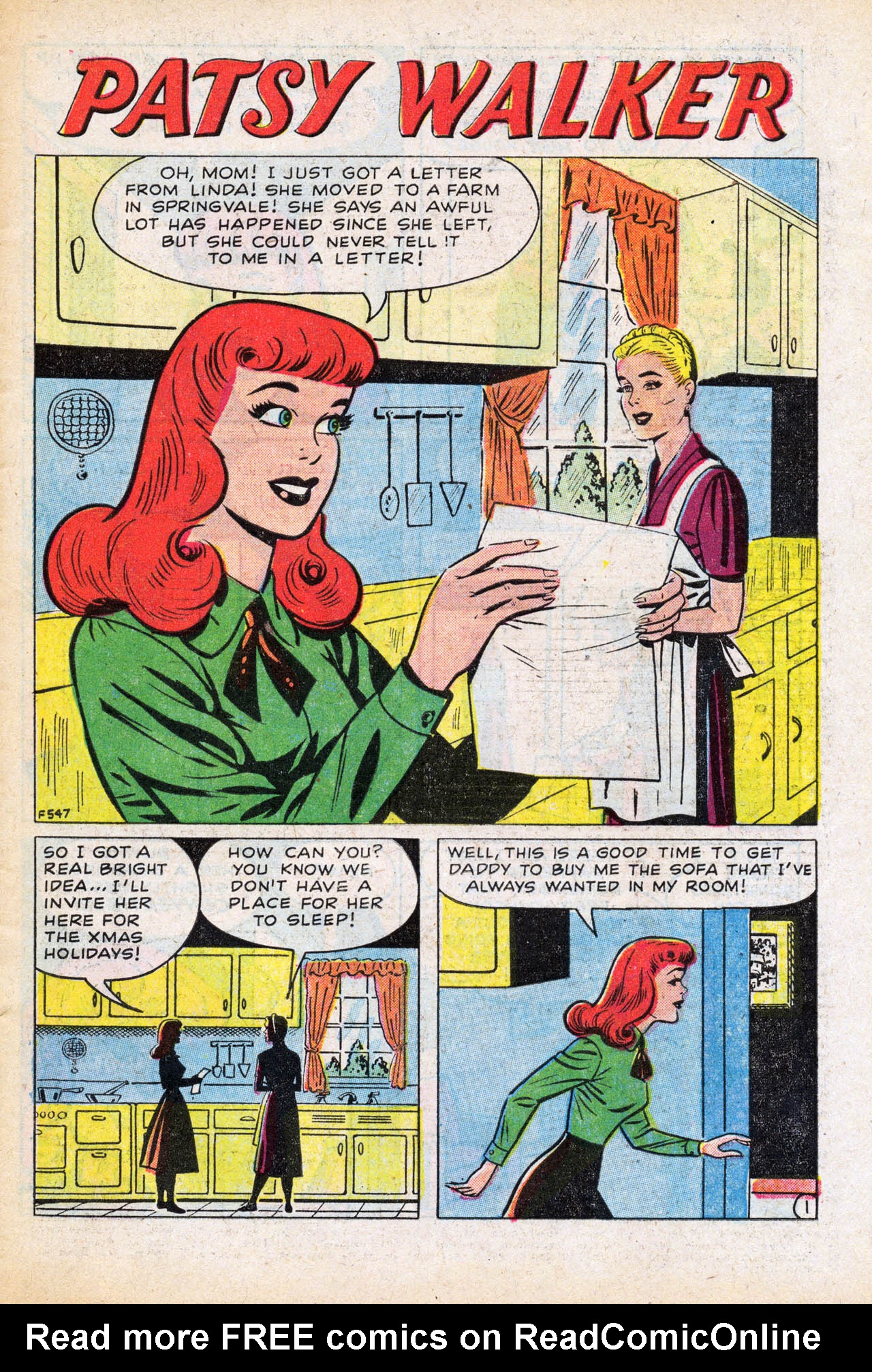 Read online Patsy Walker comic -  Issue #57 - 3