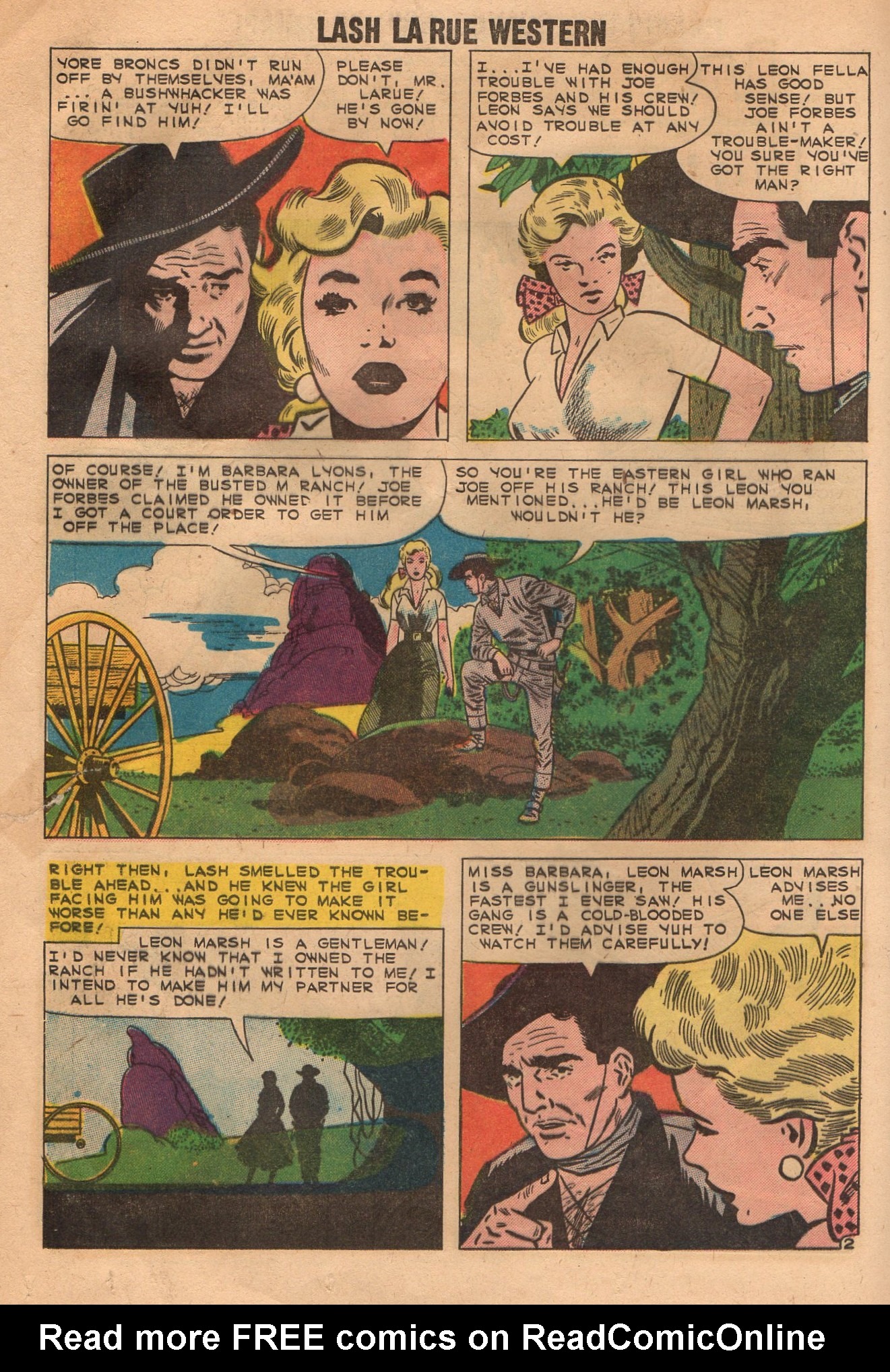 Read online Lash Larue Western (1949) comic -  Issue #77 - 12