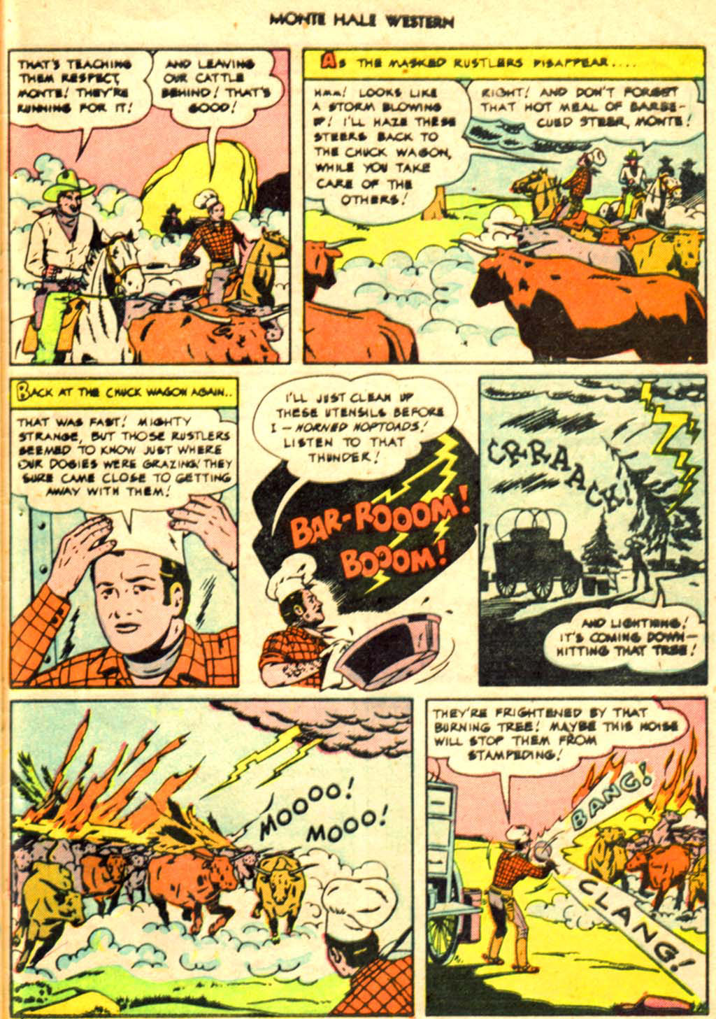 Read online Monte Hale Western comic -  Issue #61 - 29