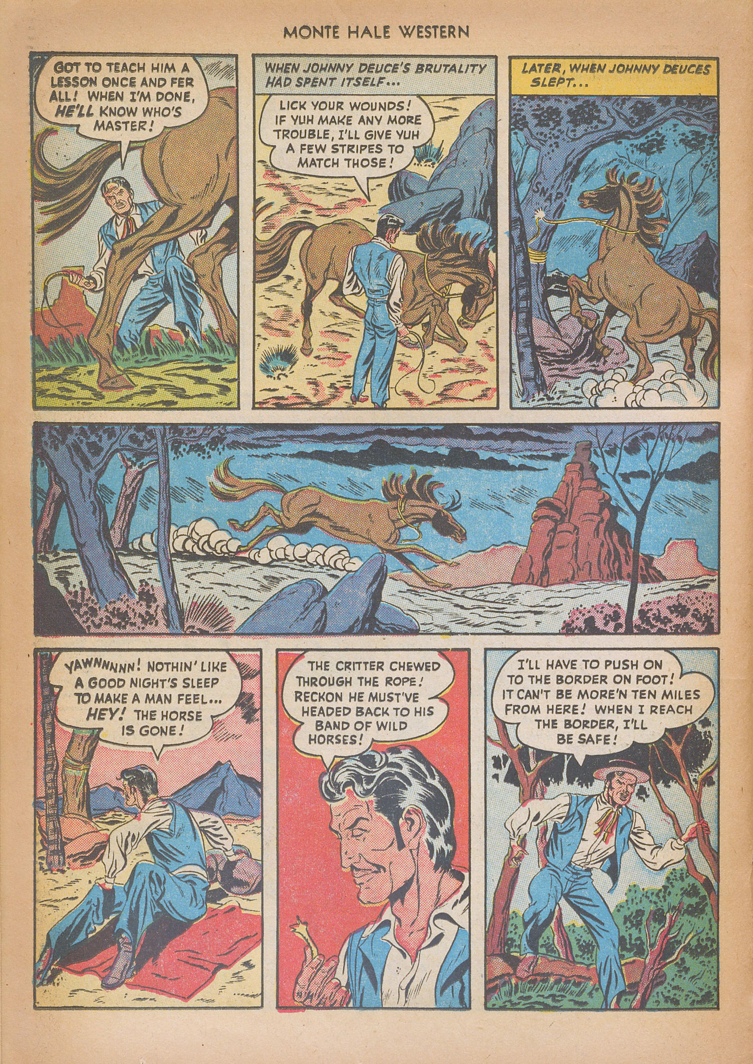 Read online Monte Hale Western comic -  Issue #32 - 30