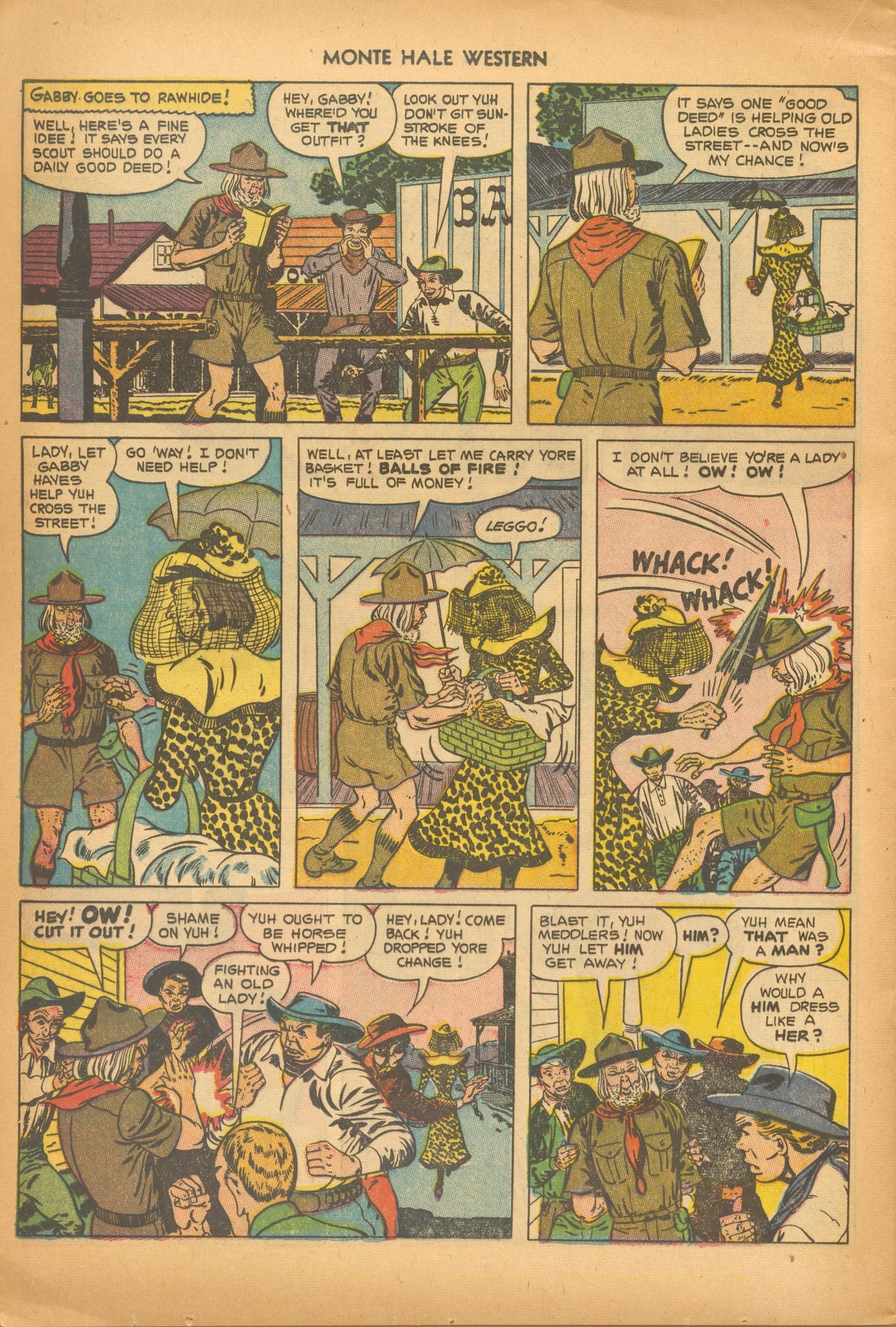 Read online Monte Hale Western comic -  Issue #78 - 24