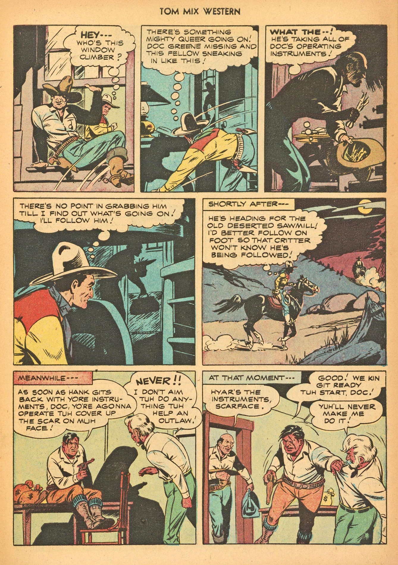 Read online Tom Mix Western (1948) comic -  Issue #3 - 19