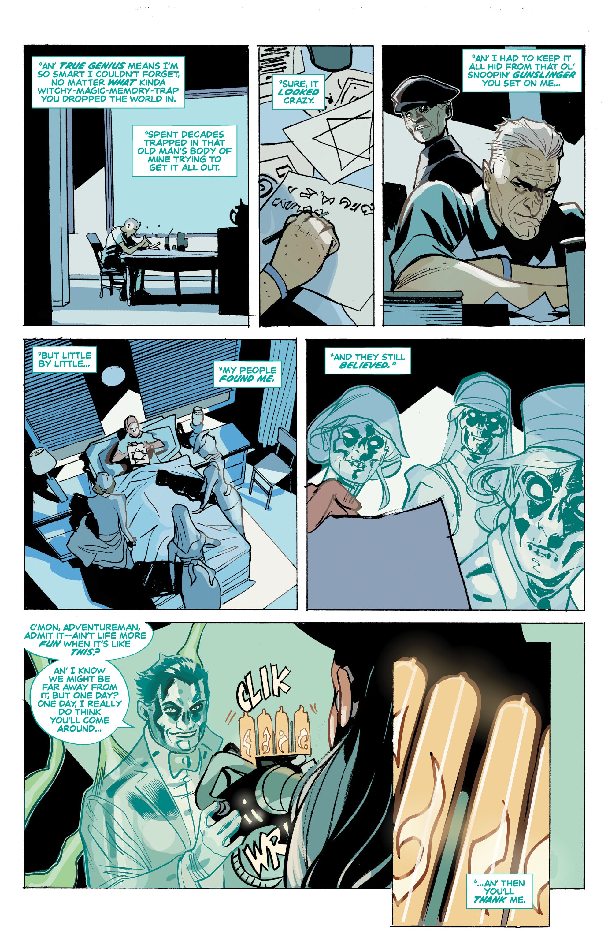 Read online Adventureman: Ghost Lights comic -  Issue #1 - 21