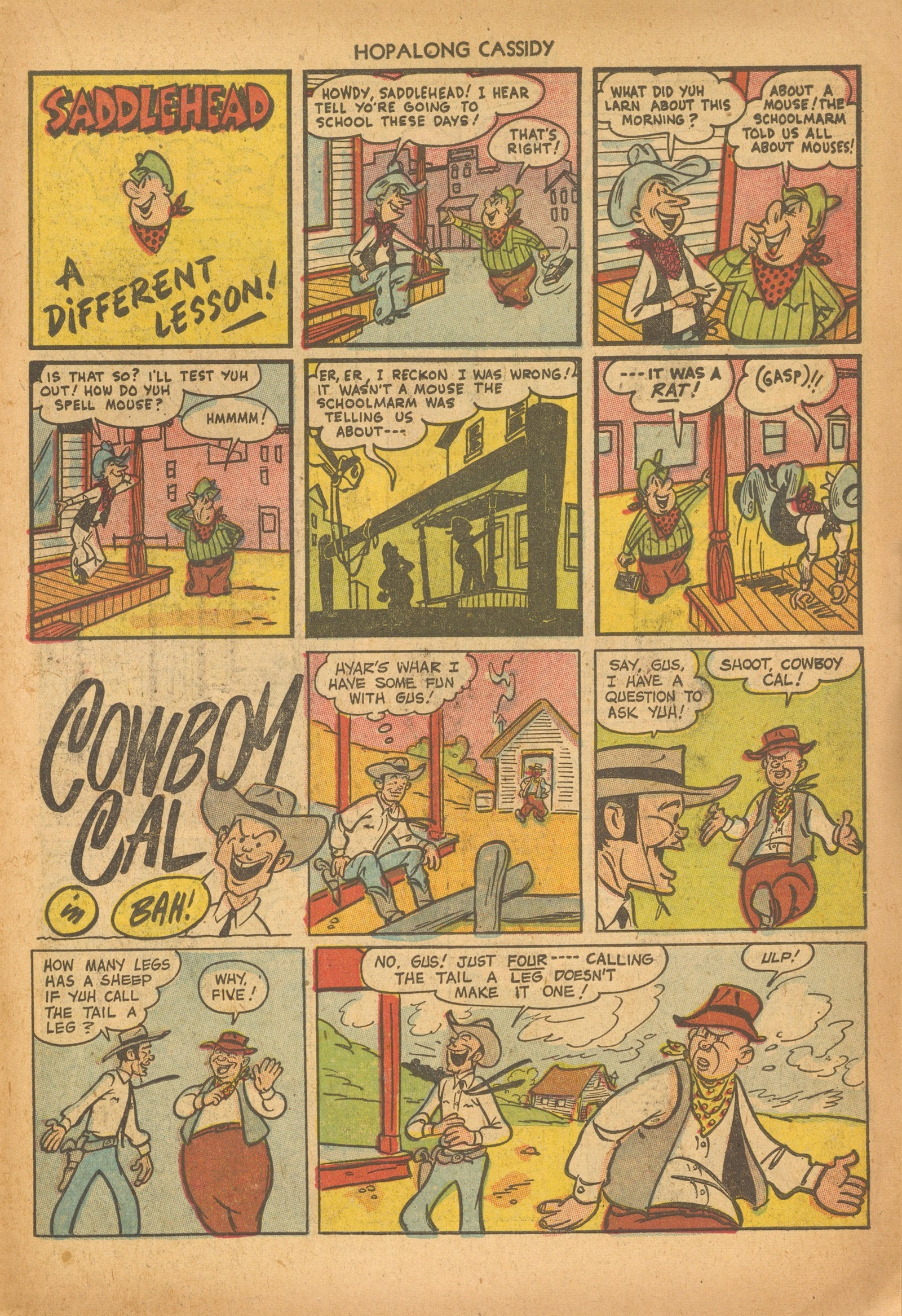 Read online Hopalong Cassidy comic -  Issue #83 - 23