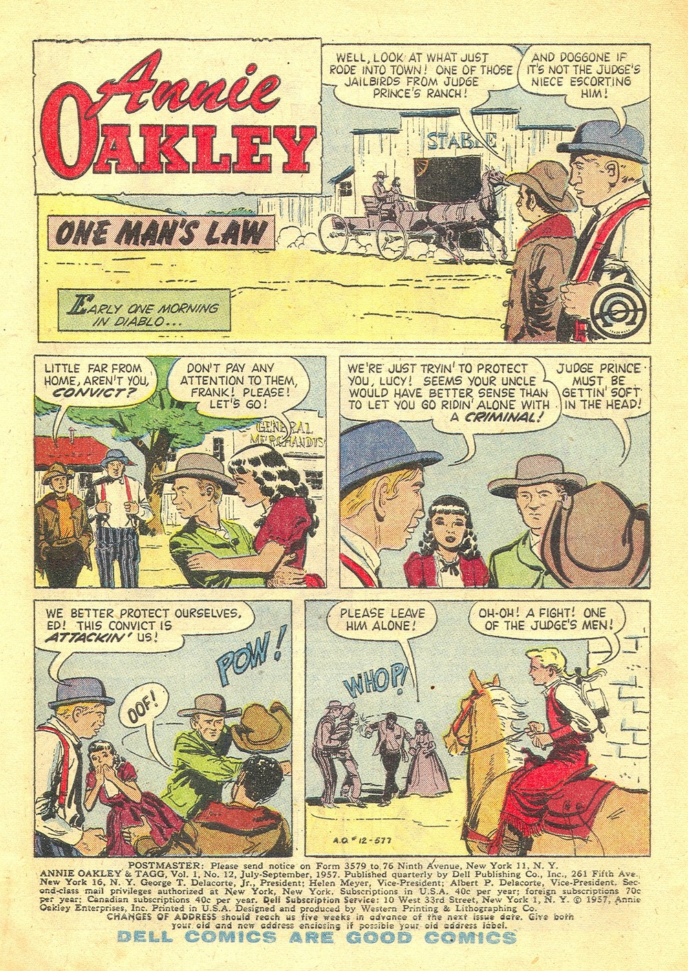 Read online Annie Oakley & Tagg comic -  Issue #12 - 3