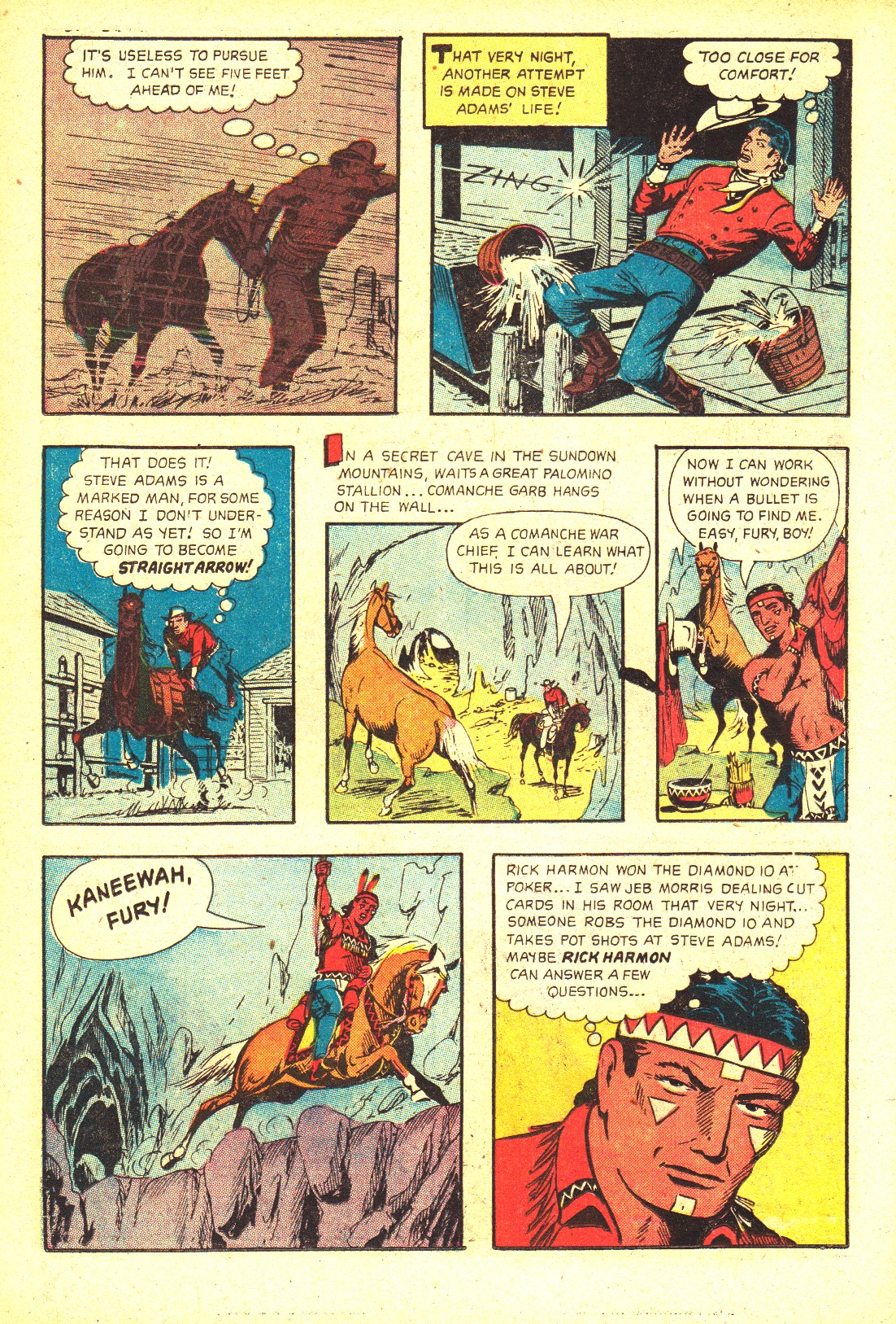 Read online Straight Arrow comic -  Issue #54 - 14