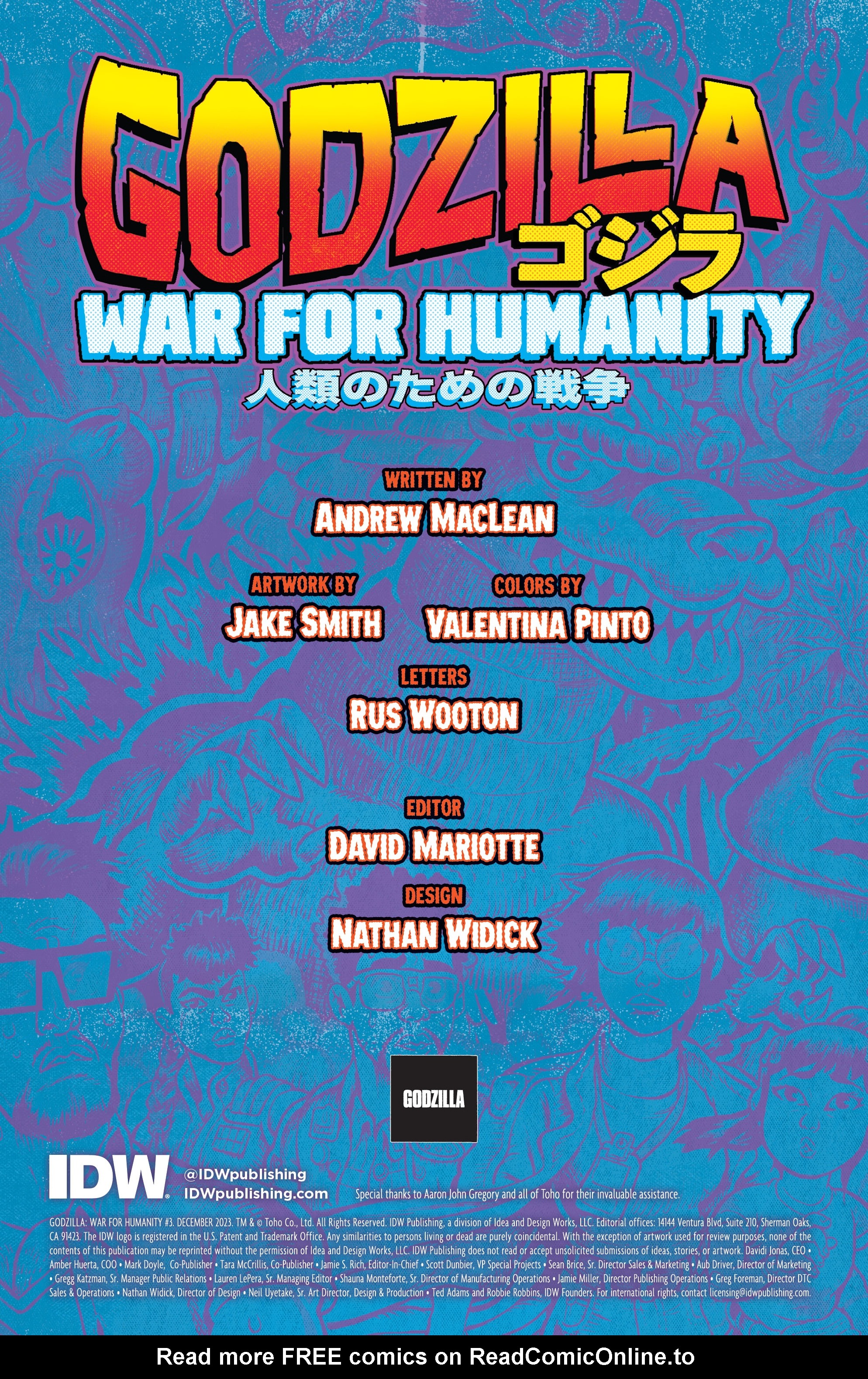 Read online Godzilla: War for Humanity comic -  Issue #3 - 2
