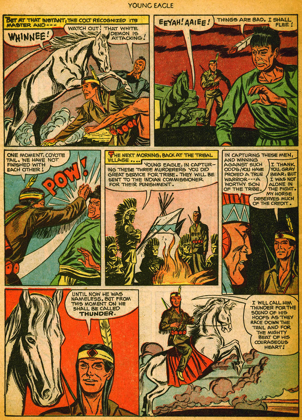 Read online Young Eagle comic -  Issue #10 - 34