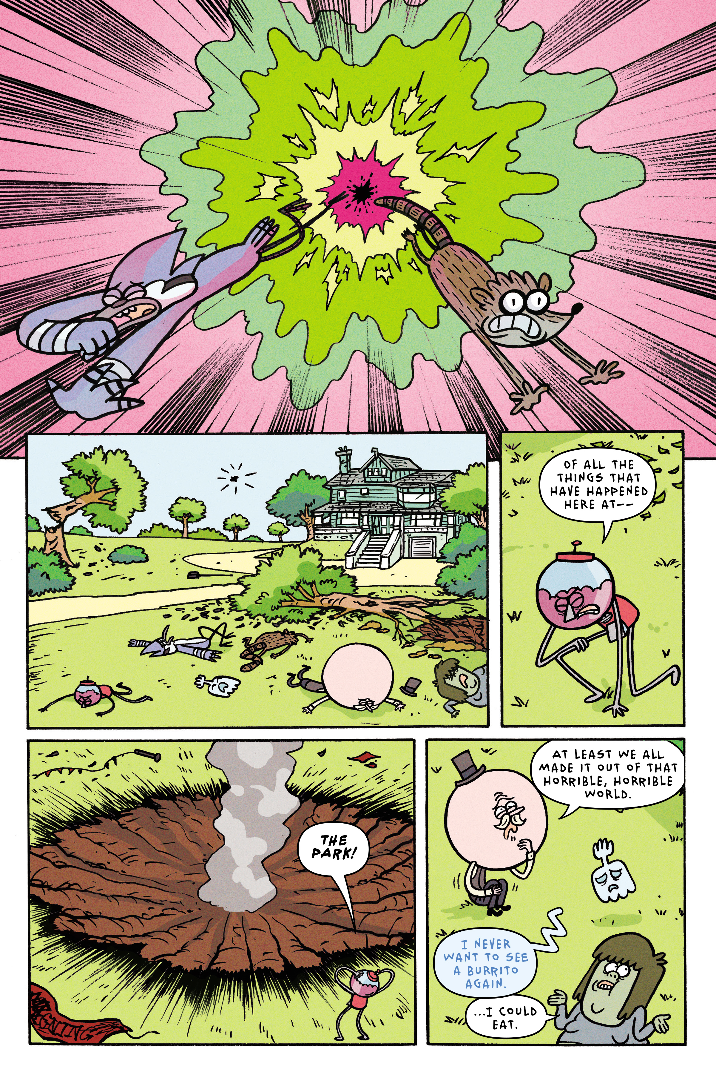 Read online Regular Show: The Meatening comic -  Issue # TPB - 137