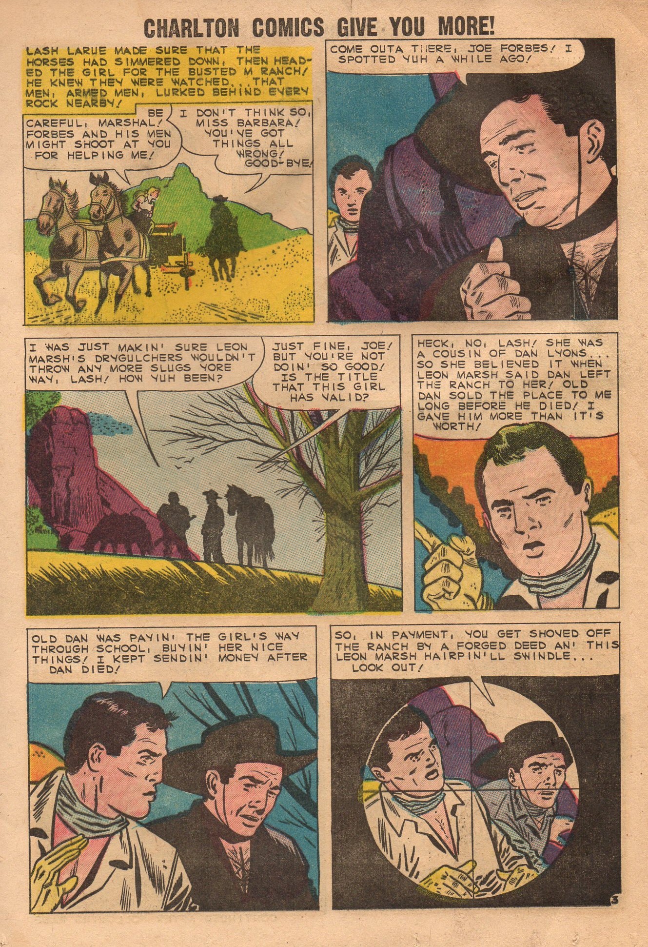 Read online Lash Larue Western (1949) comic -  Issue #77 - 13